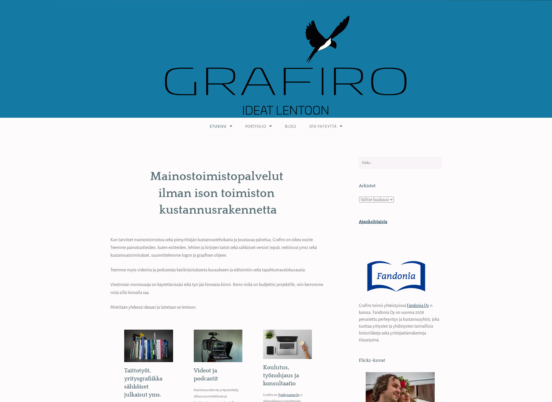 Screenshot for grafiro.fi