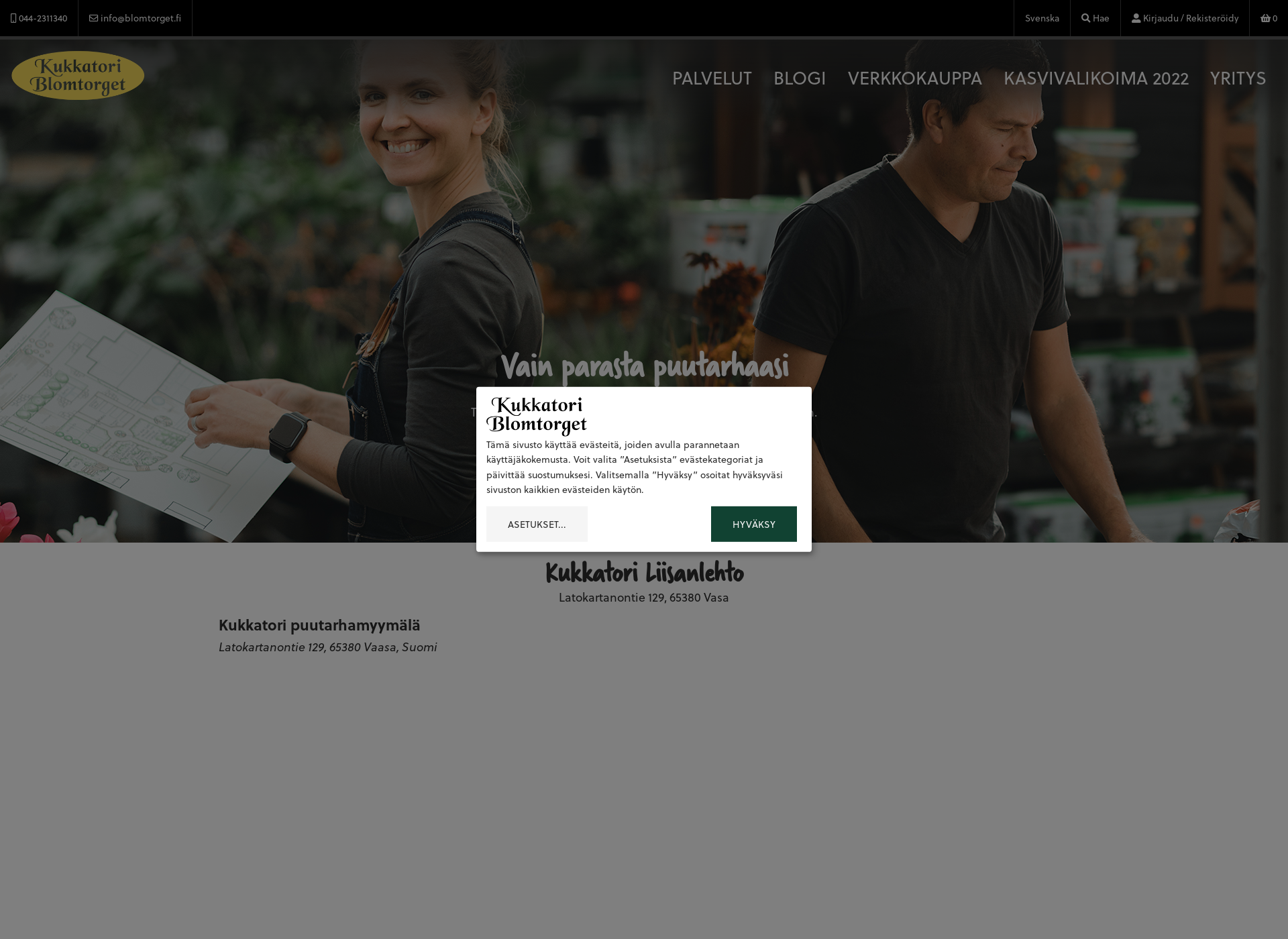 Screenshot for grandiflora.fi