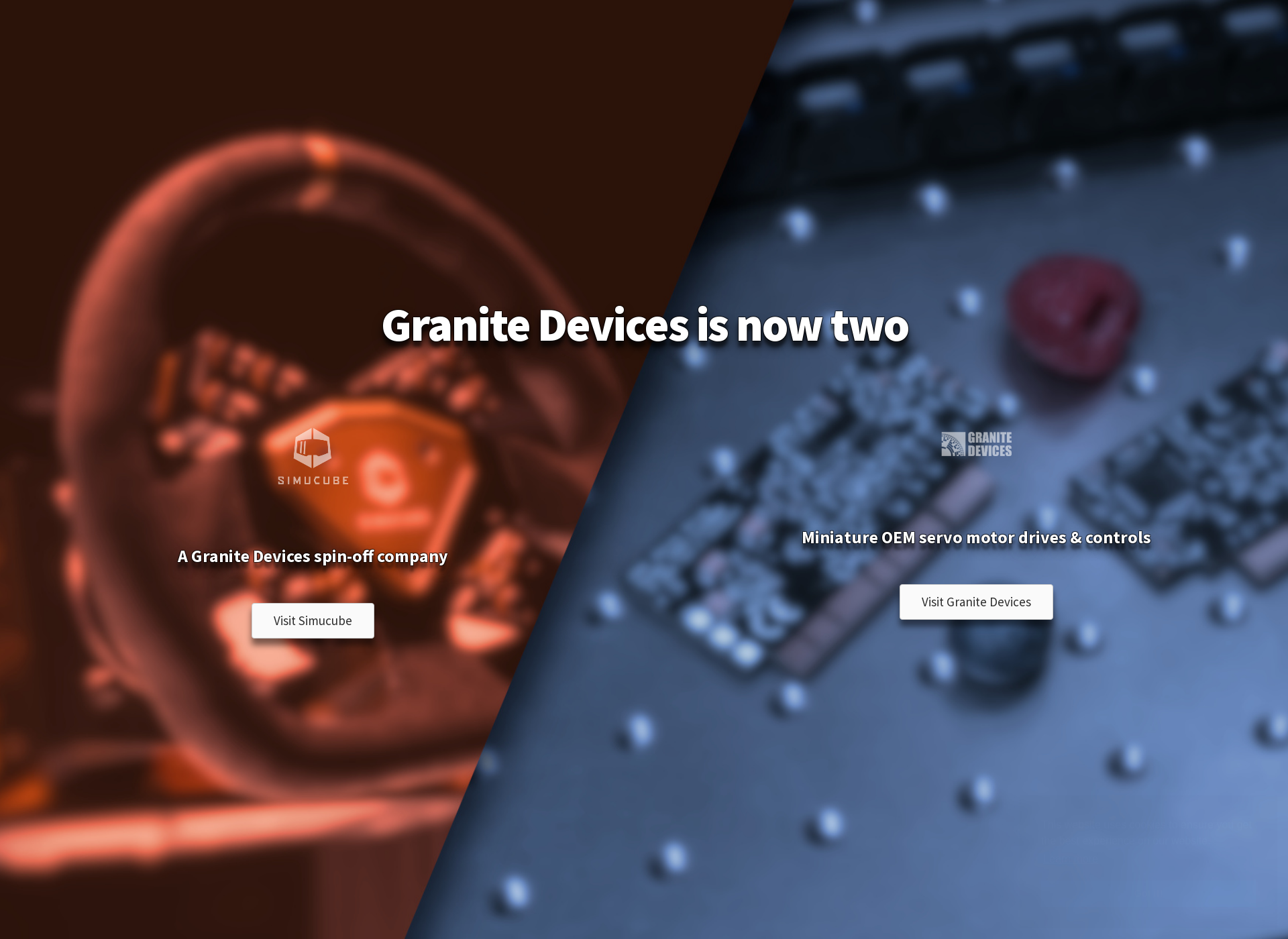 Screenshot for granitedevices.com