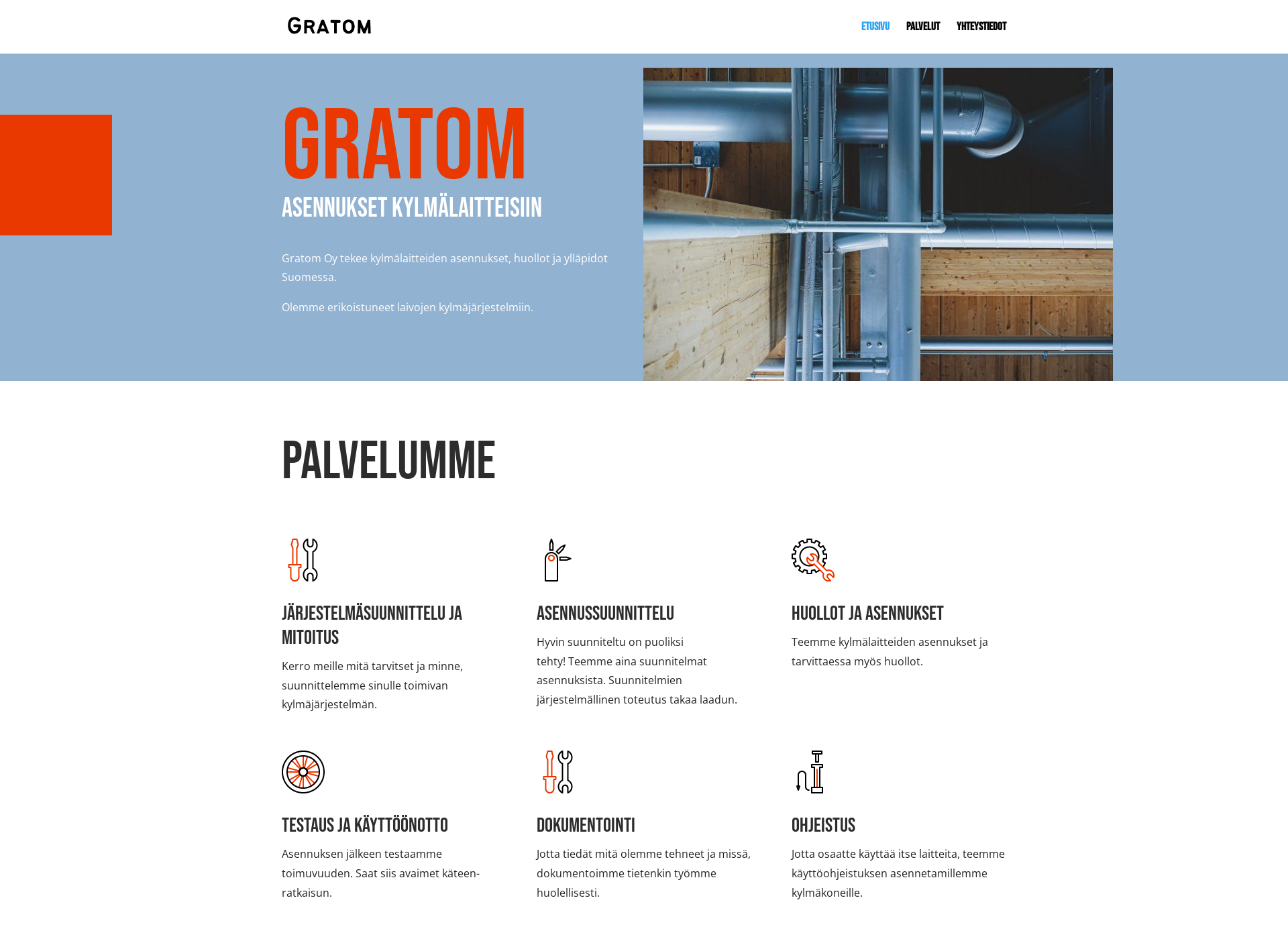 Screenshot for gratom.fi