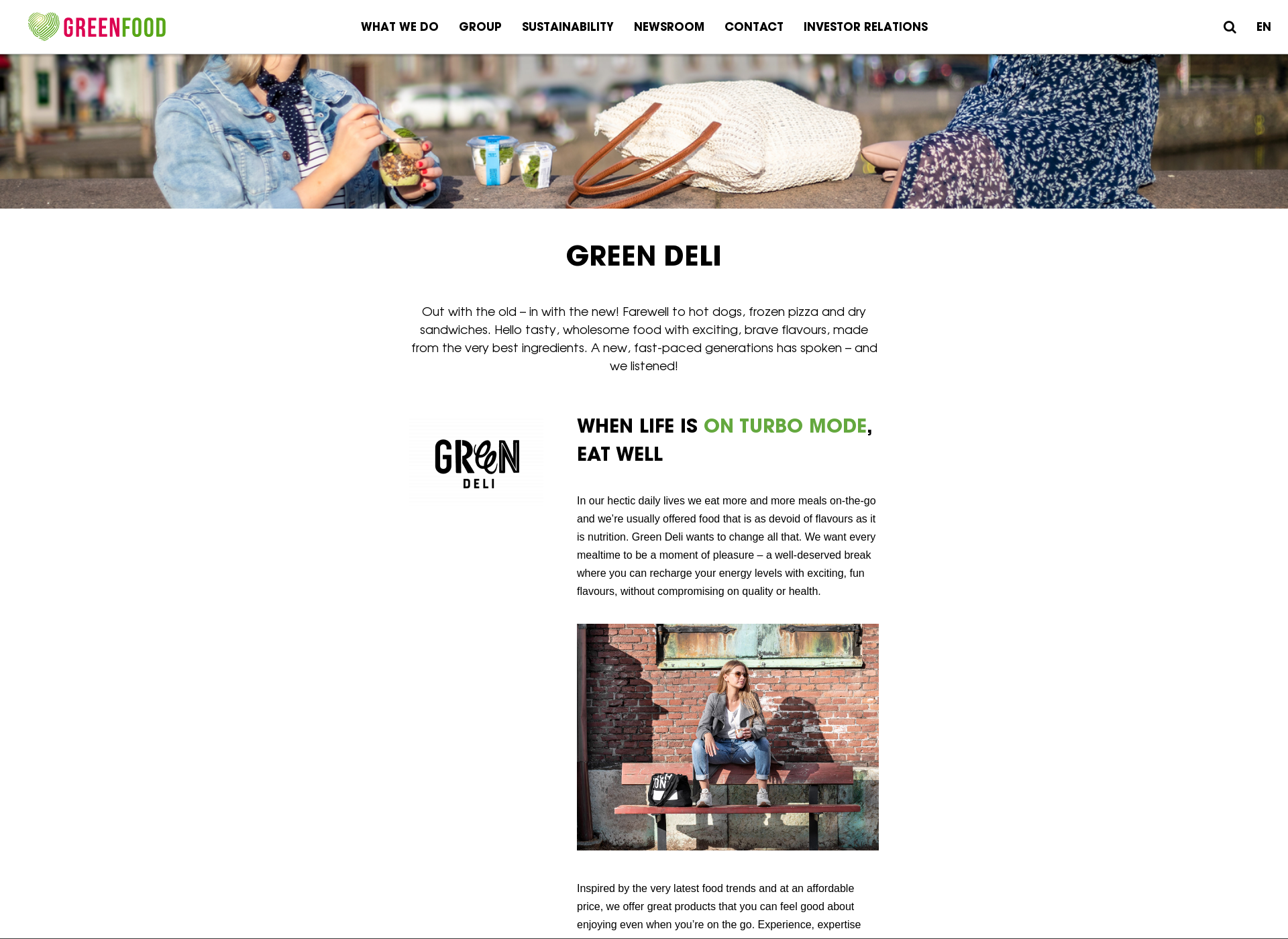 Screenshot for green-deli.fi