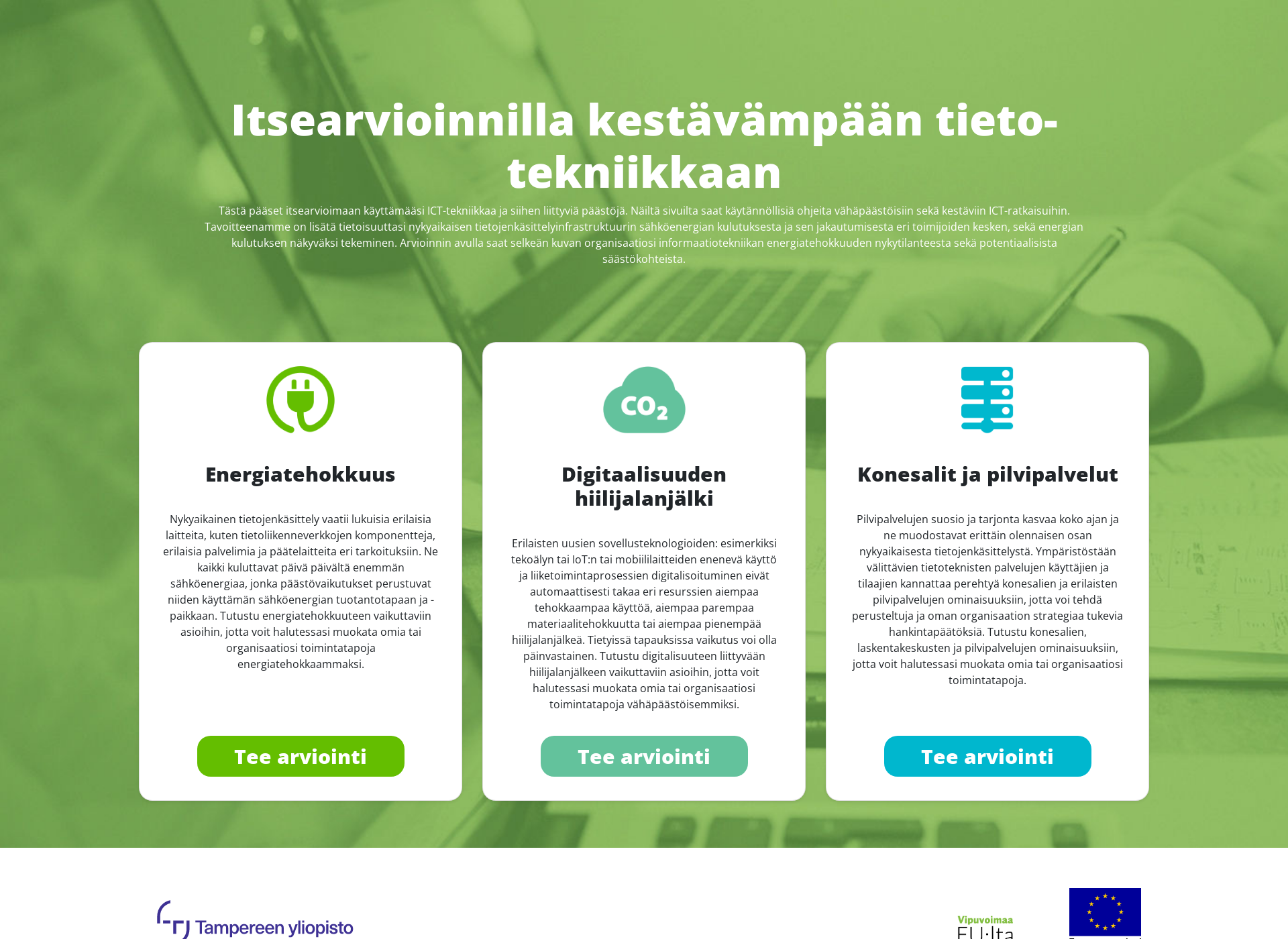 Screenshot for green-ict.fi