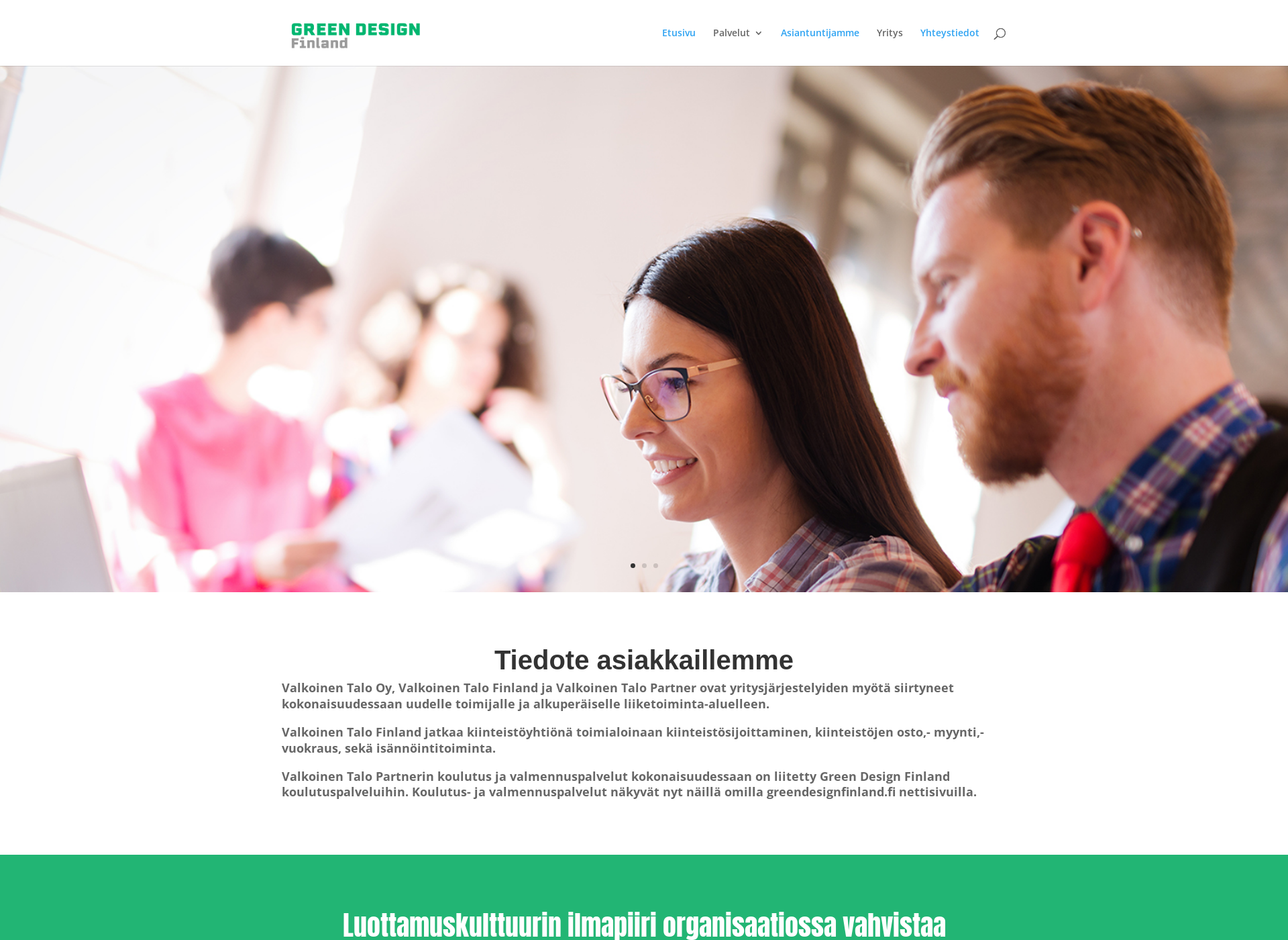Screenshot for greendesignfinland.fi