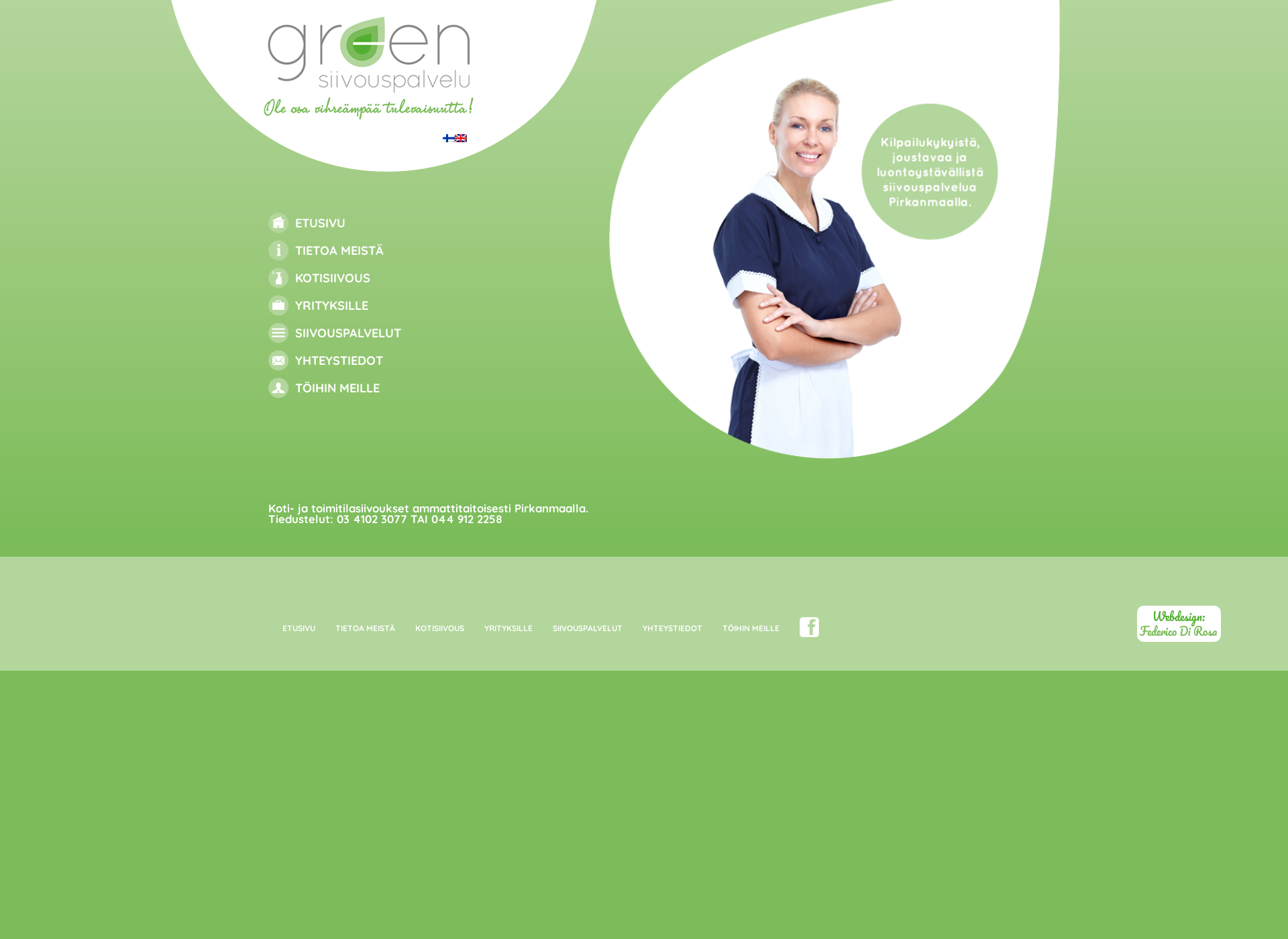 Screenshot for greensiivous.fi