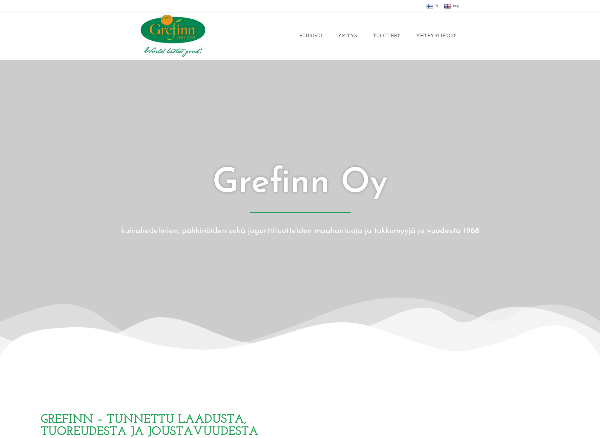 Screenshot for grefinn.fi