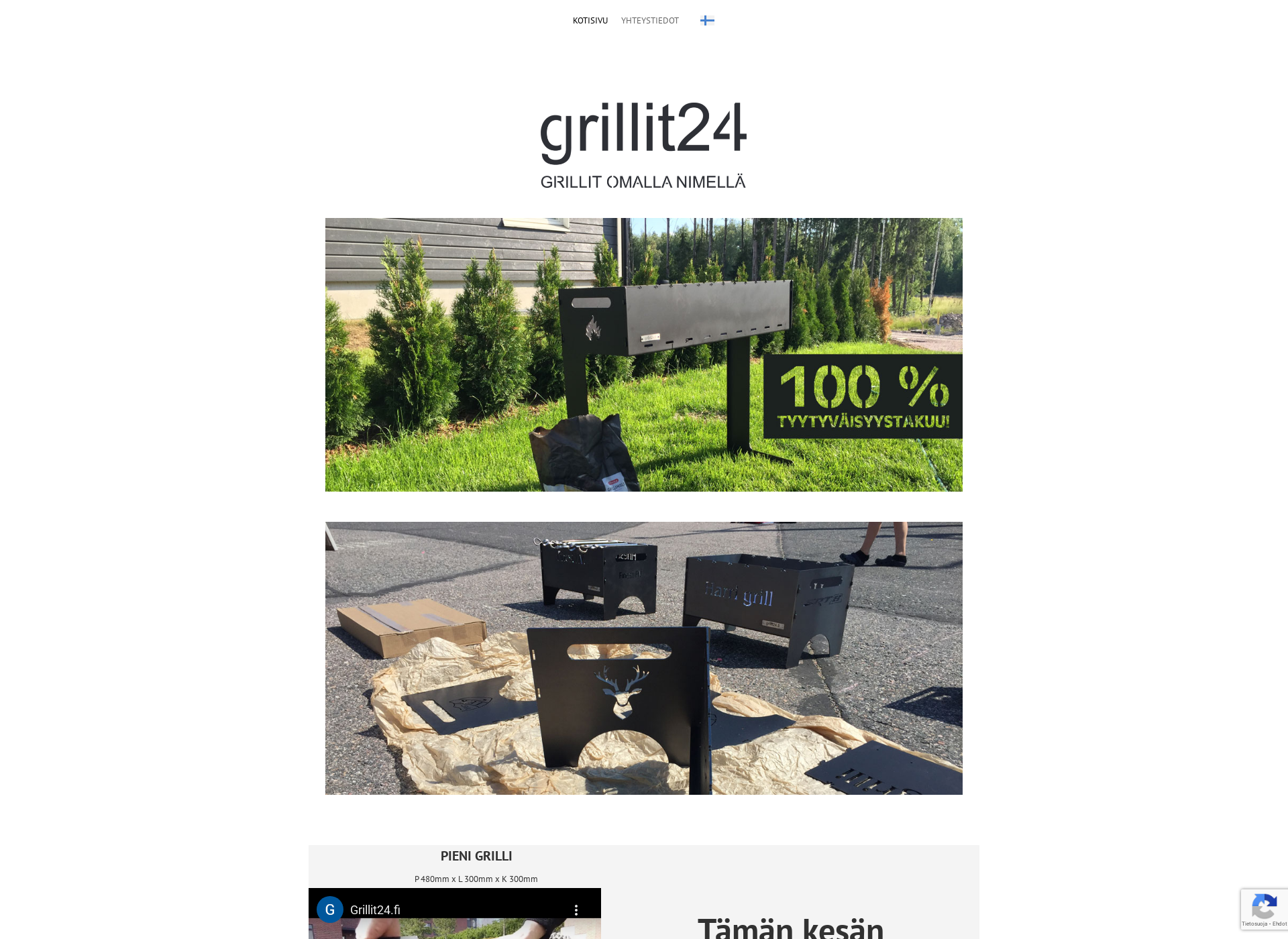 Screenshot for grillid24.fi