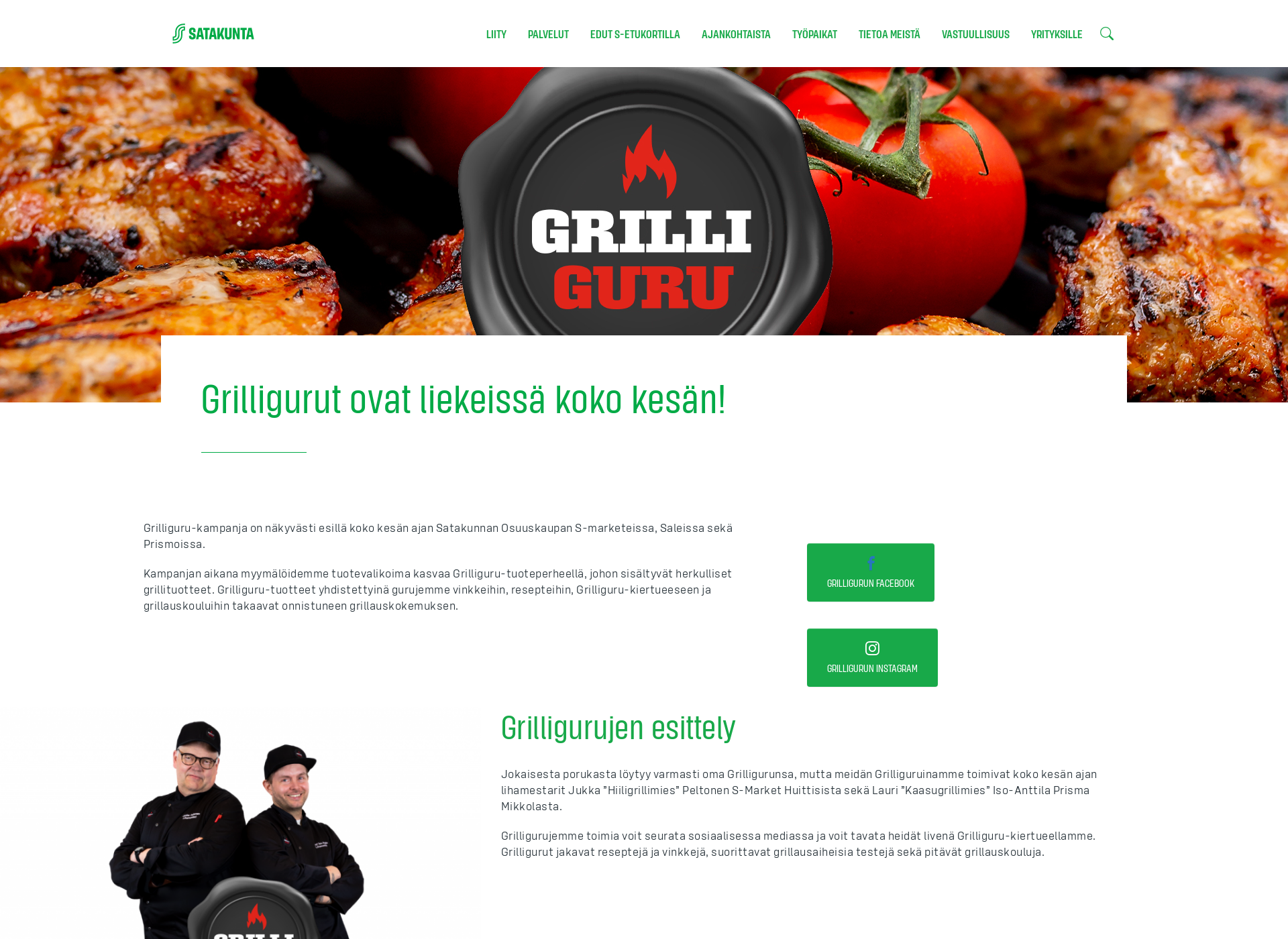 Screenshot for grilliguru.fi