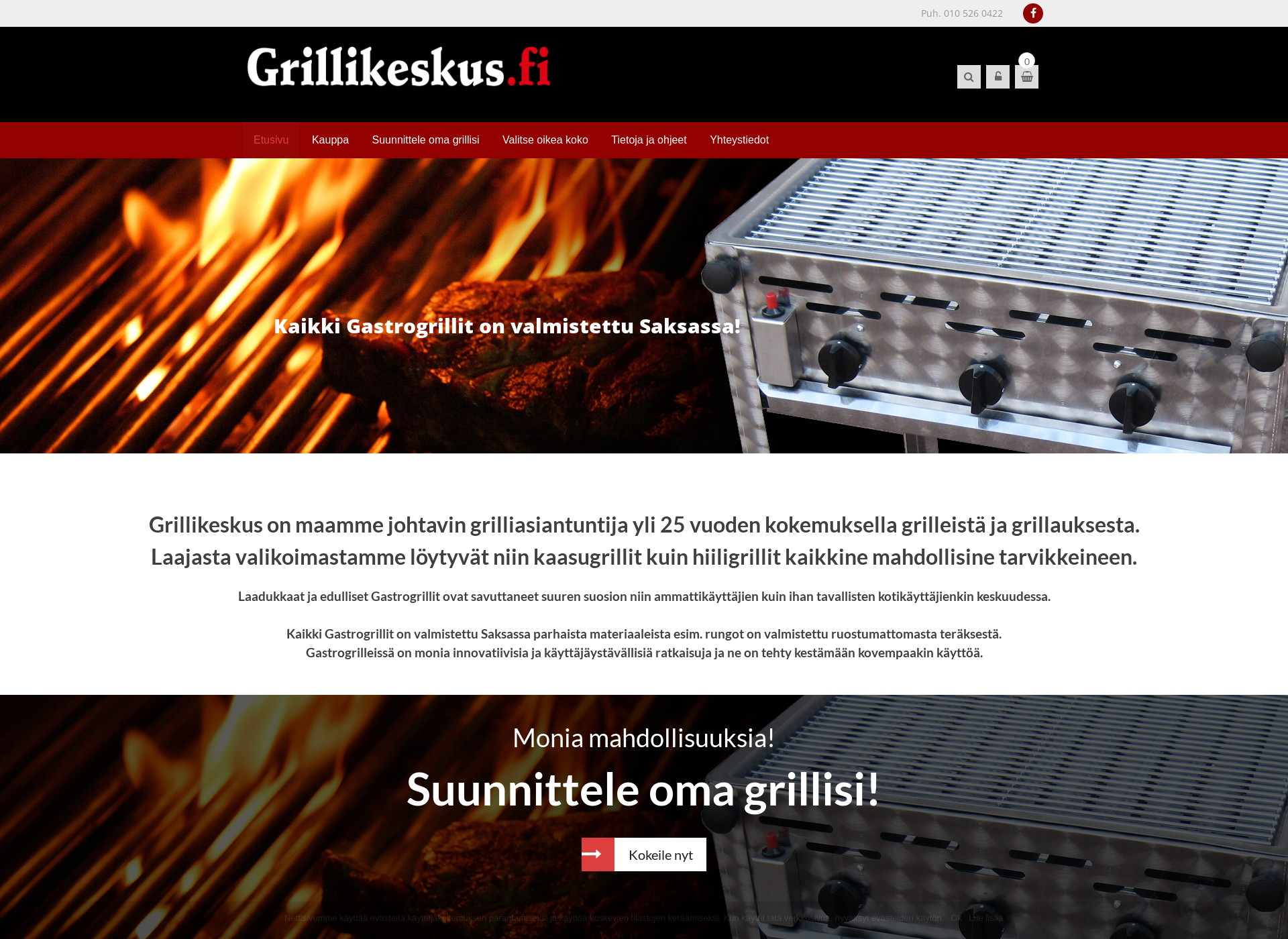 Skärmdump för grillikeskus.fi