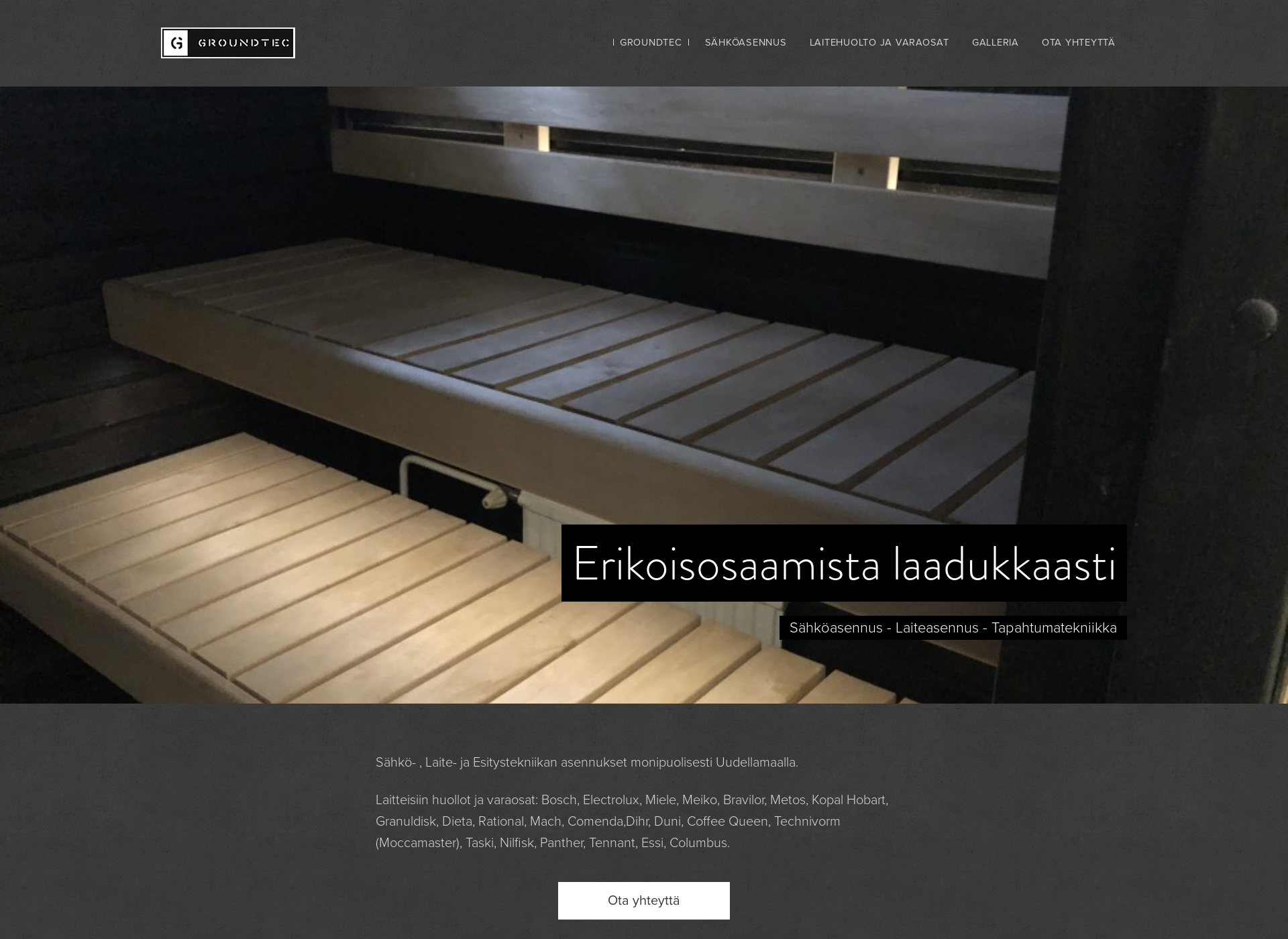 Screenshot for groundtec.fi