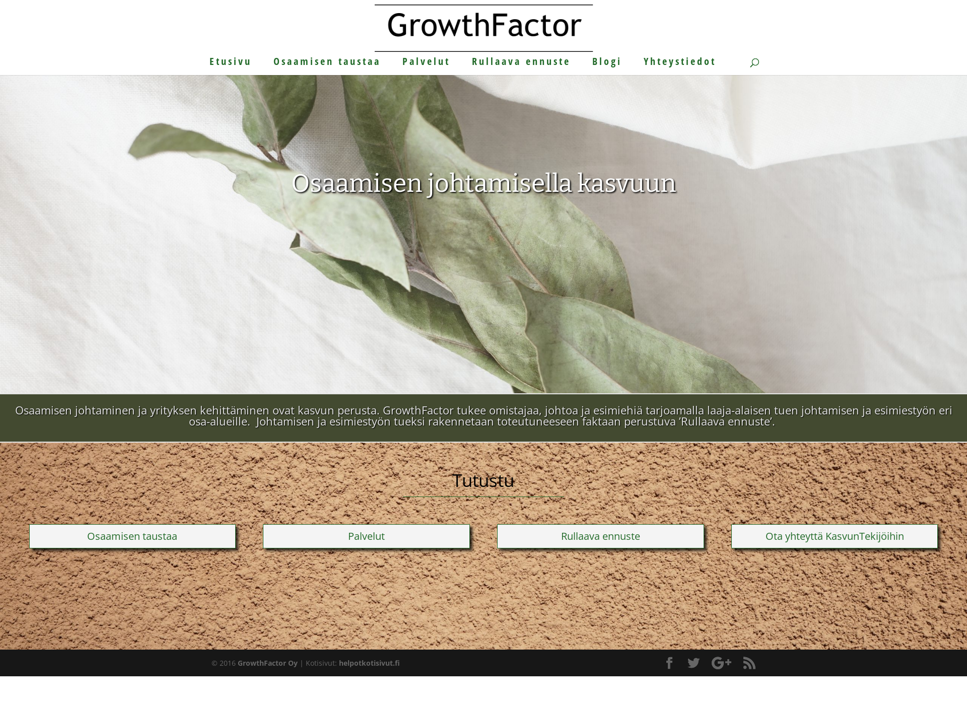 Skärmdump för growthfactor.fi