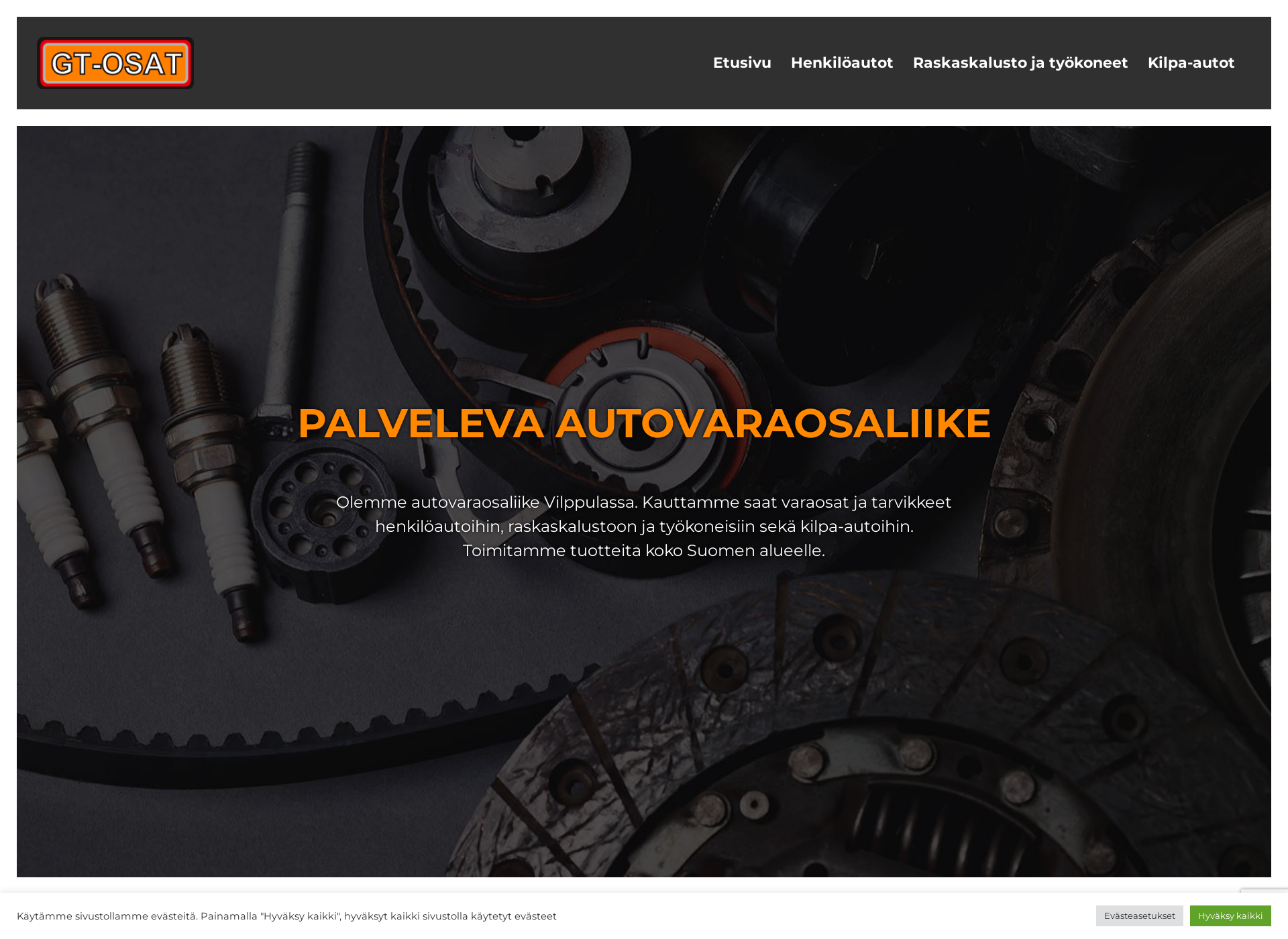 Screenshot for gt-osat.fi