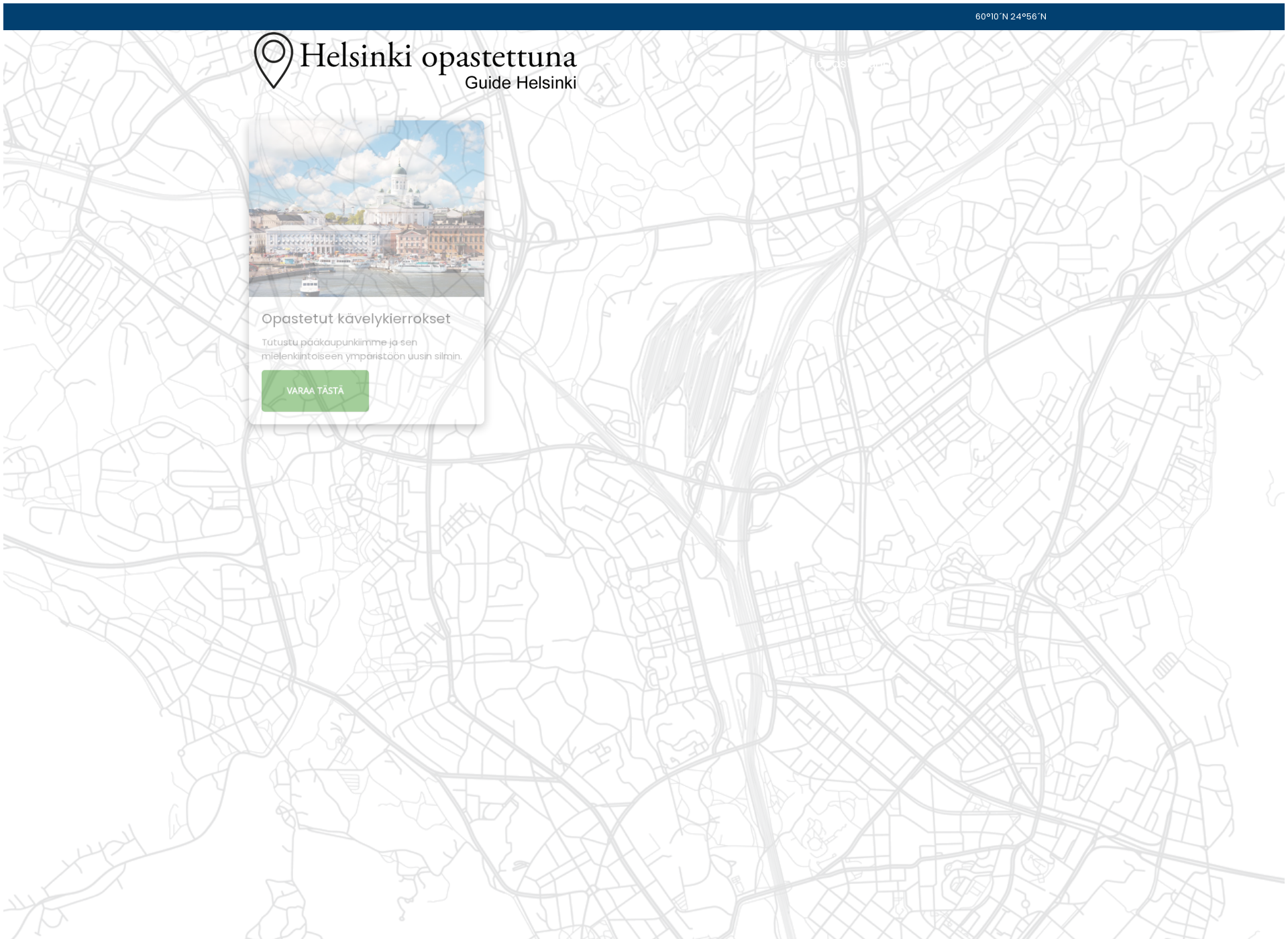 Skärmdump för guidehelsinki.fi