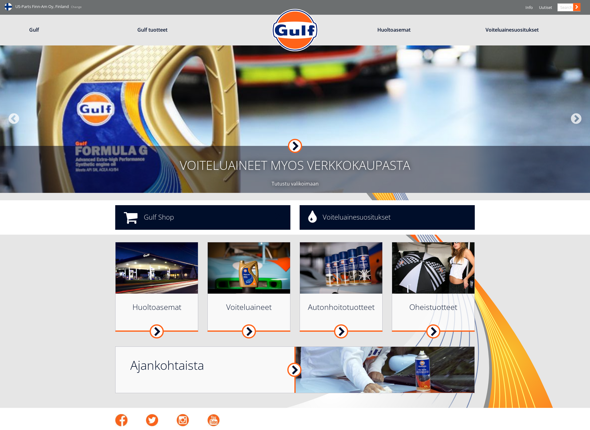 Screenshot for gulfoil.fi