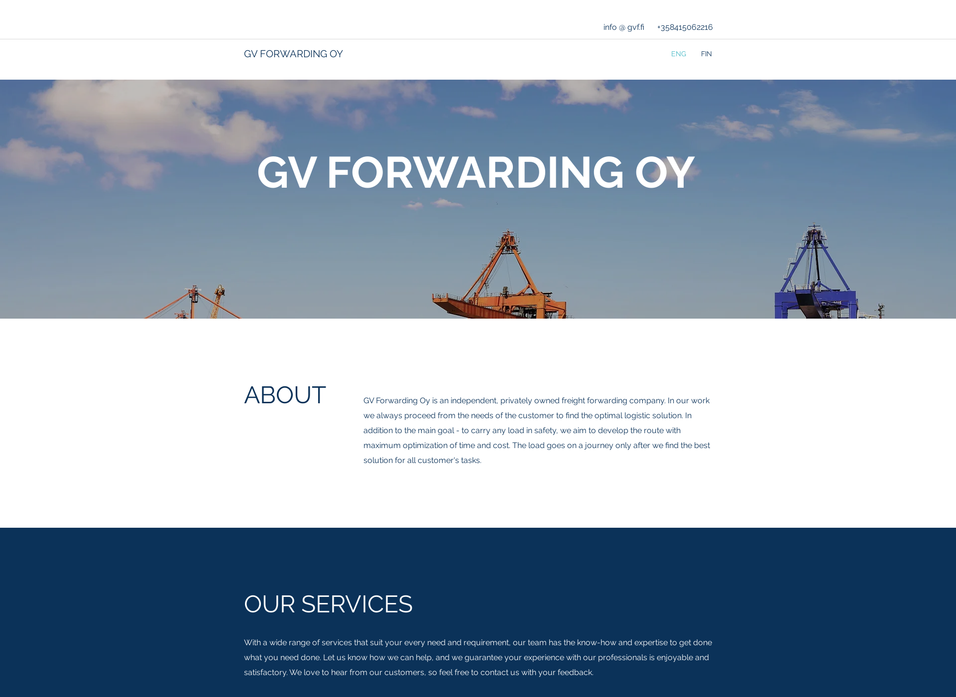 Screenshot for gvf.fi