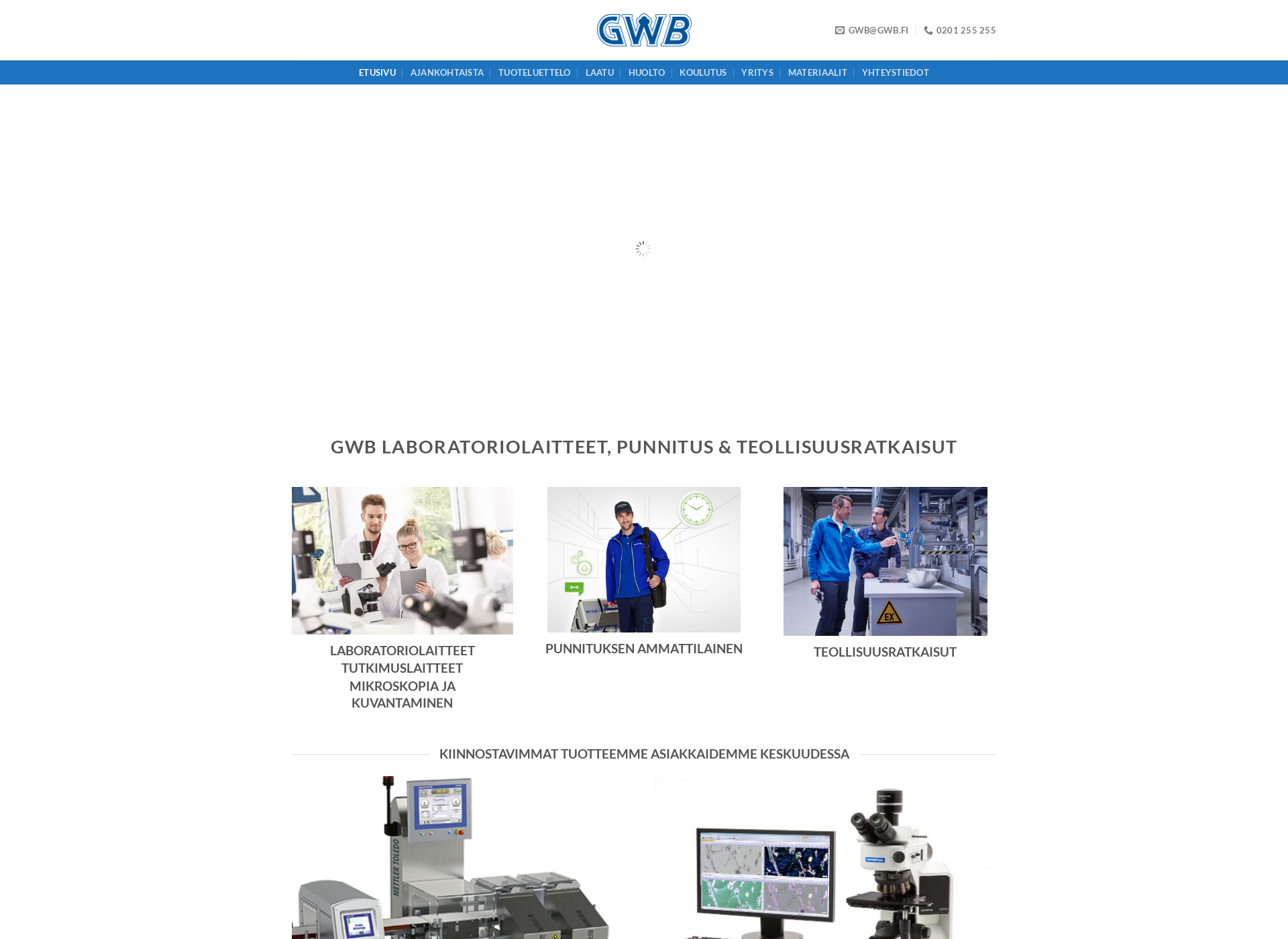 Screenshot for gwb.fi