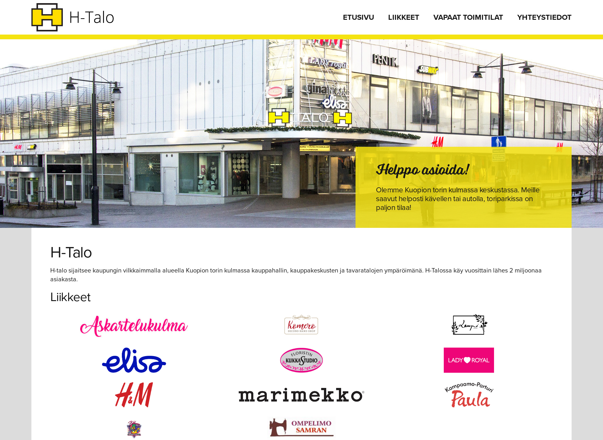 Screenshot for h-talo.fi