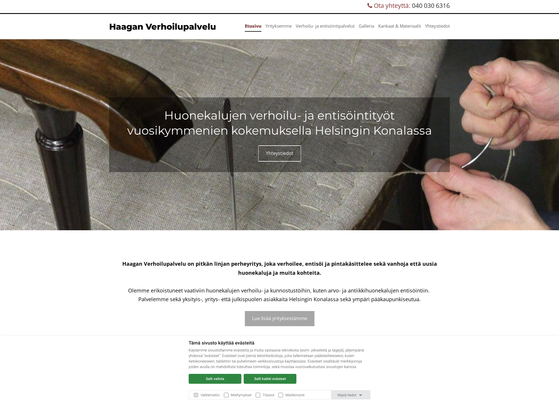 Screenshot for haaganverhoilupalvelu.fi