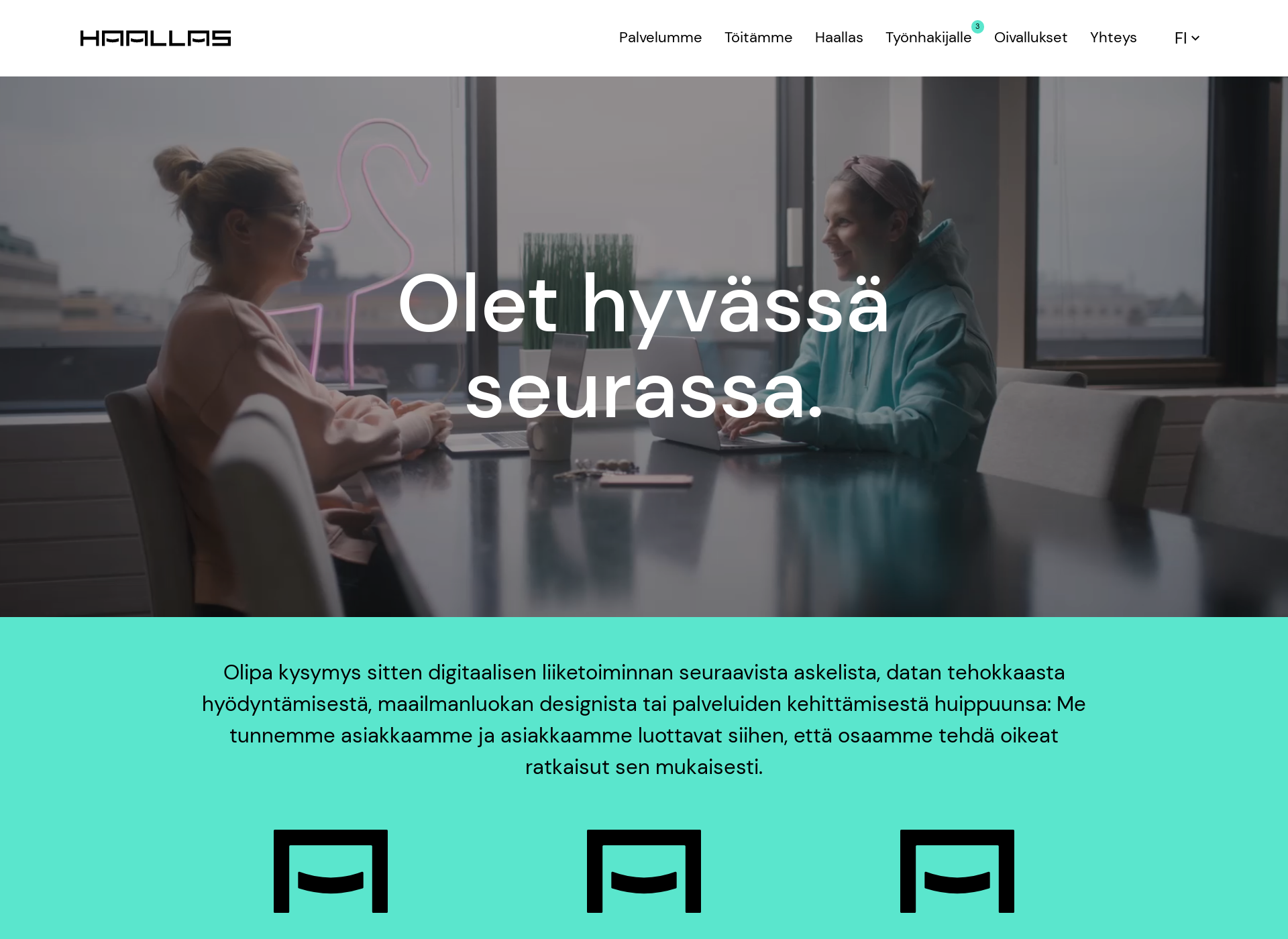 Screenshot for haallas.fi