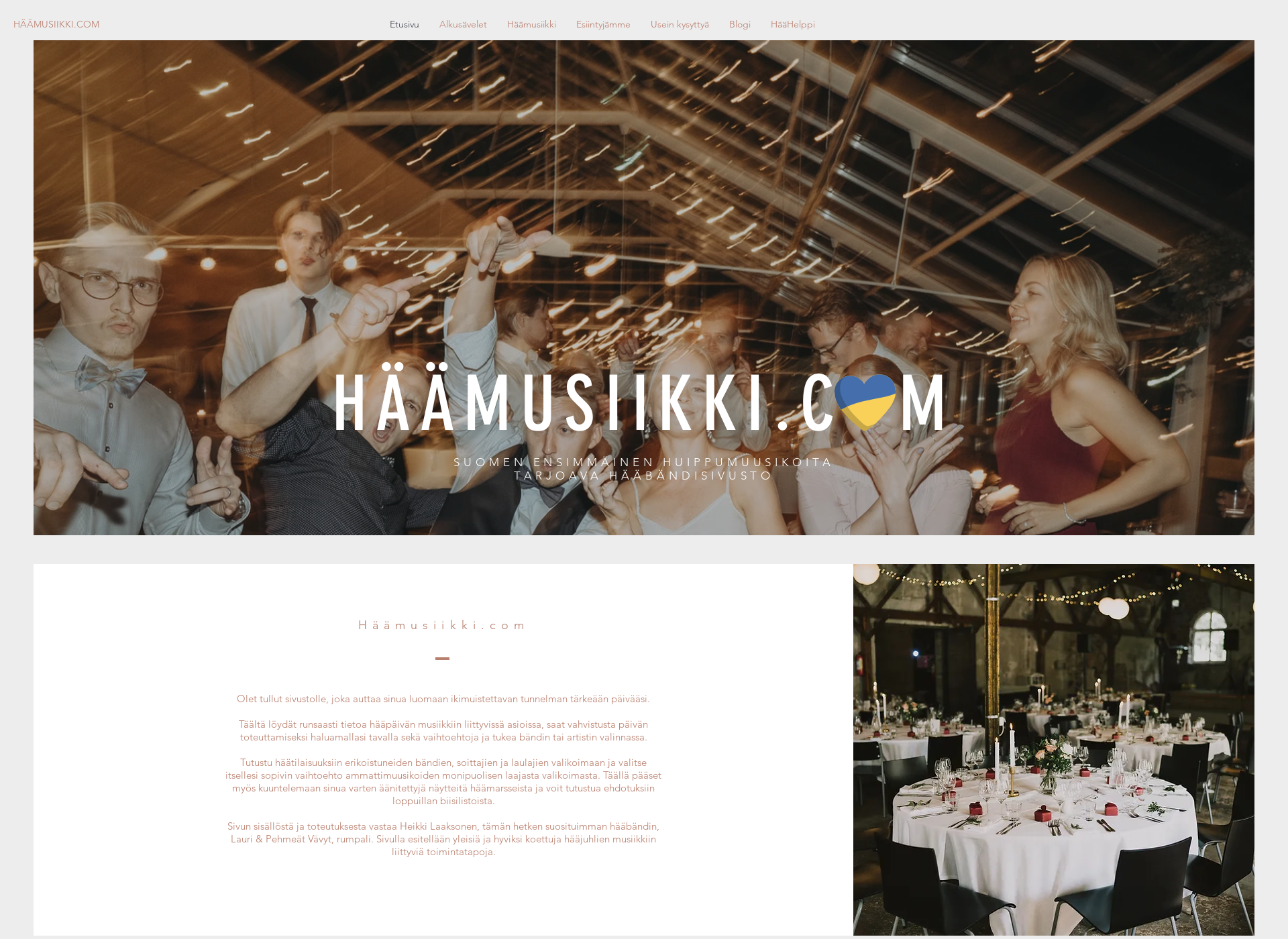 Screenshot for haamusiikki.fi