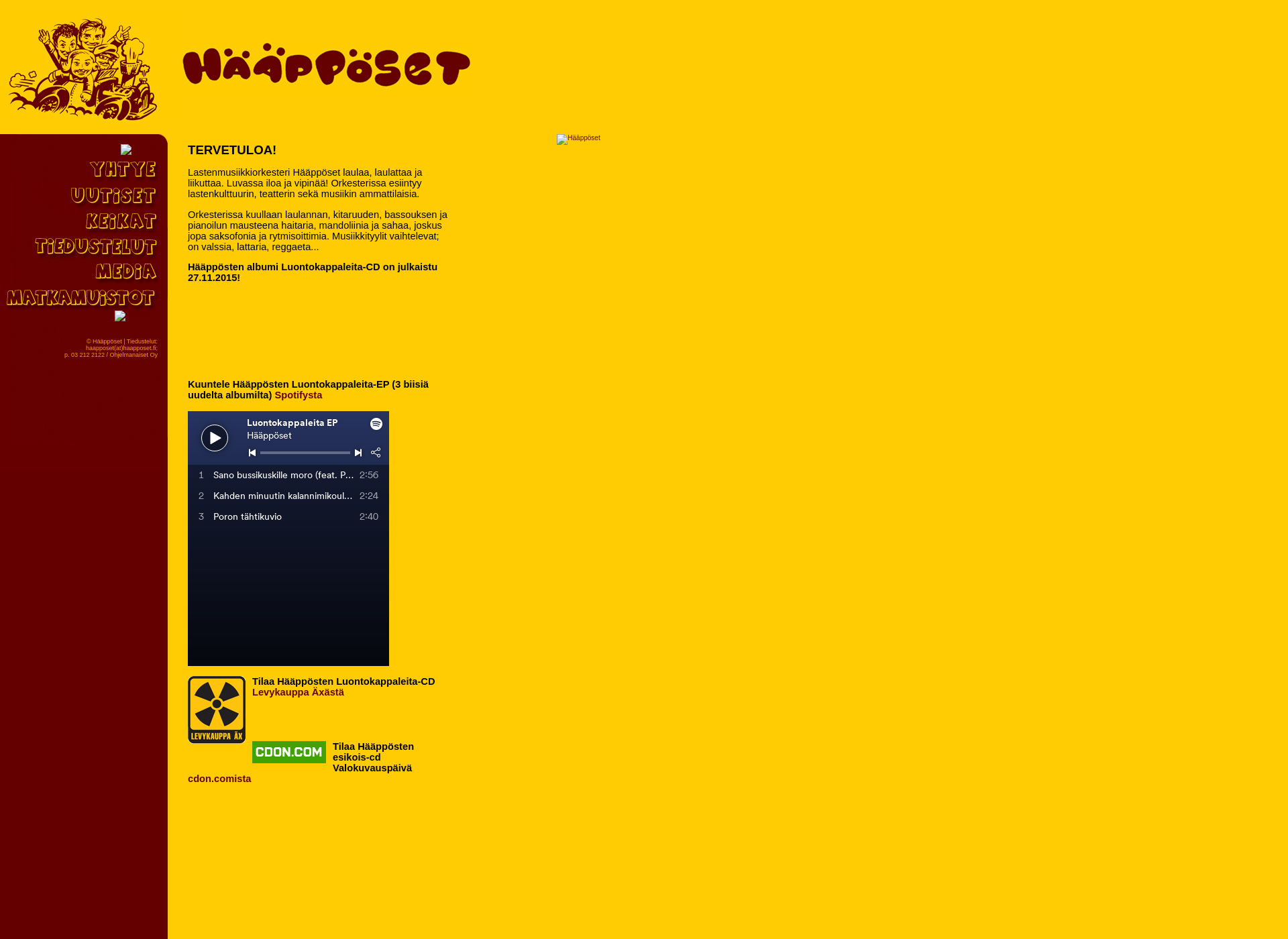 Screenshot for haapposet.fi