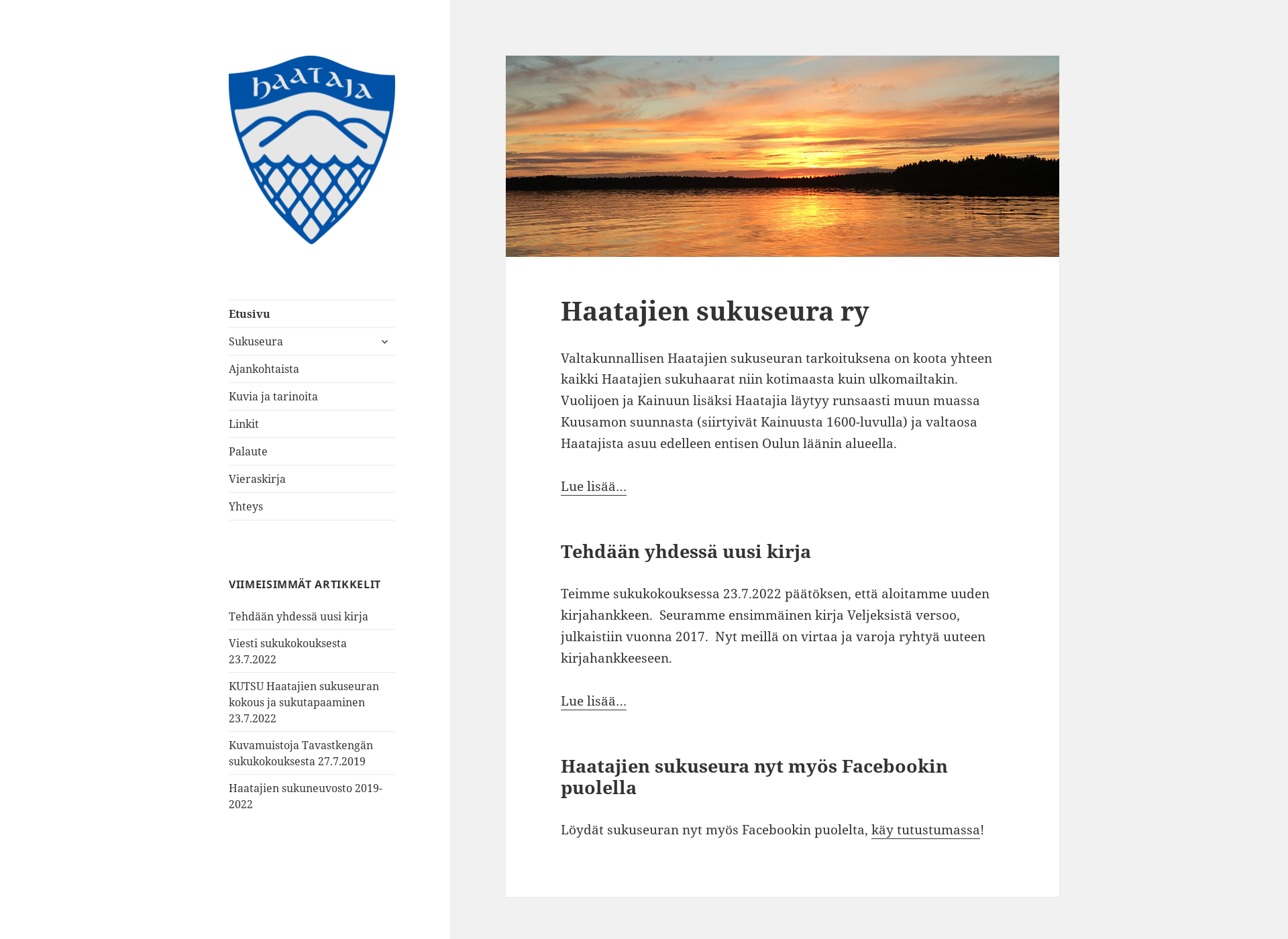 Skärmdump för haatajat.fi