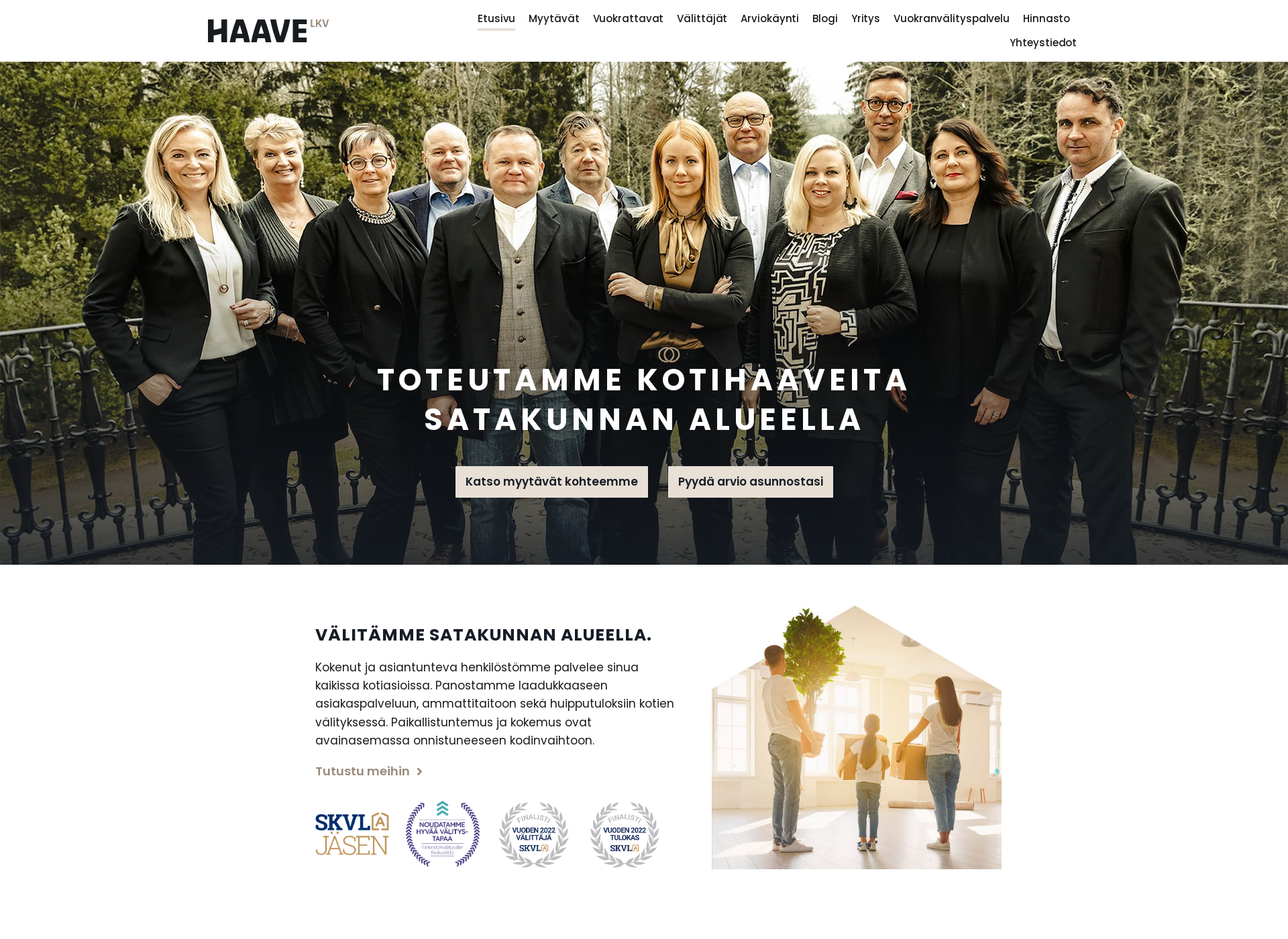 Screenshot for haavelkv.fi