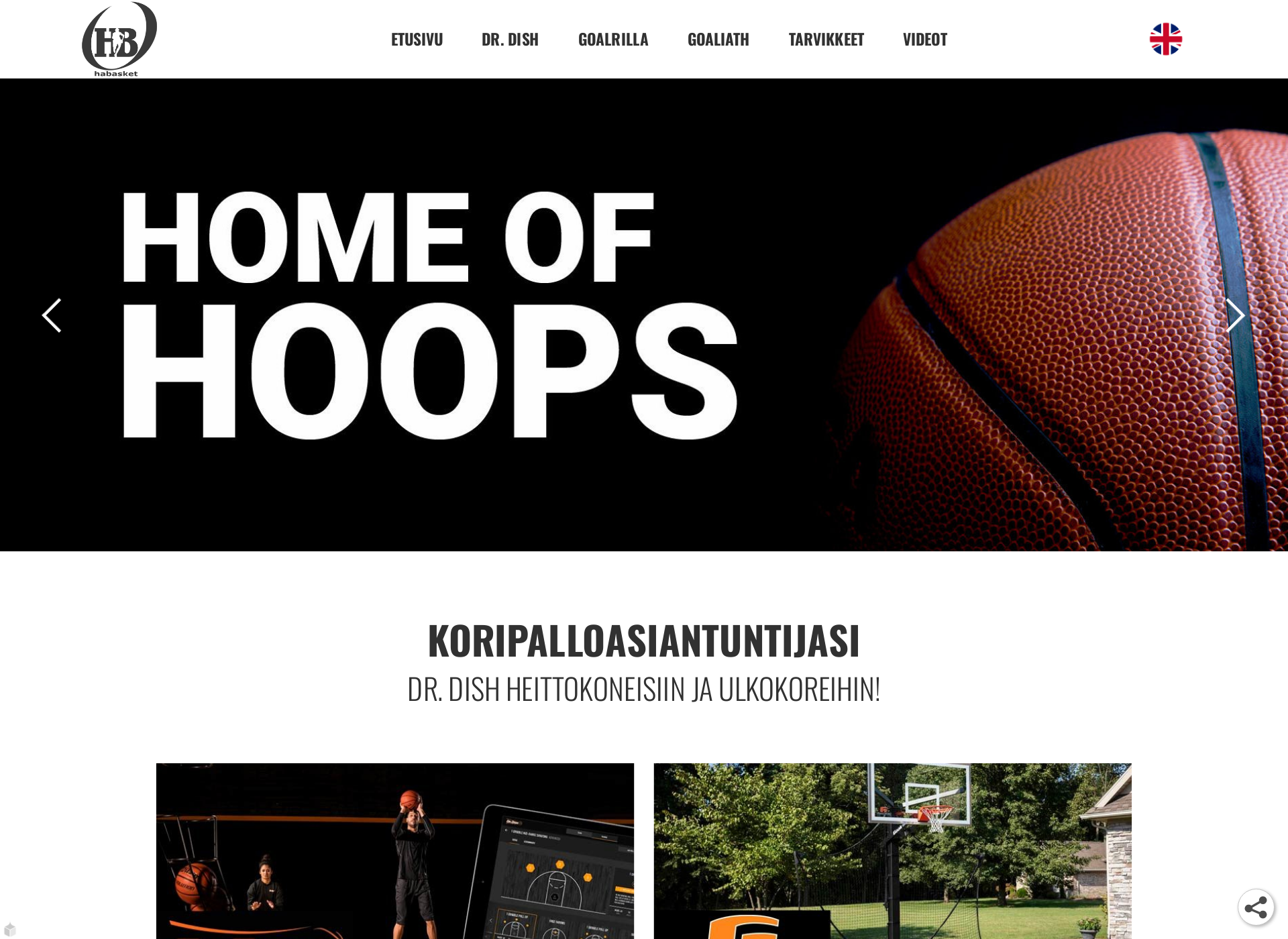 Screenshot for habasket.fi