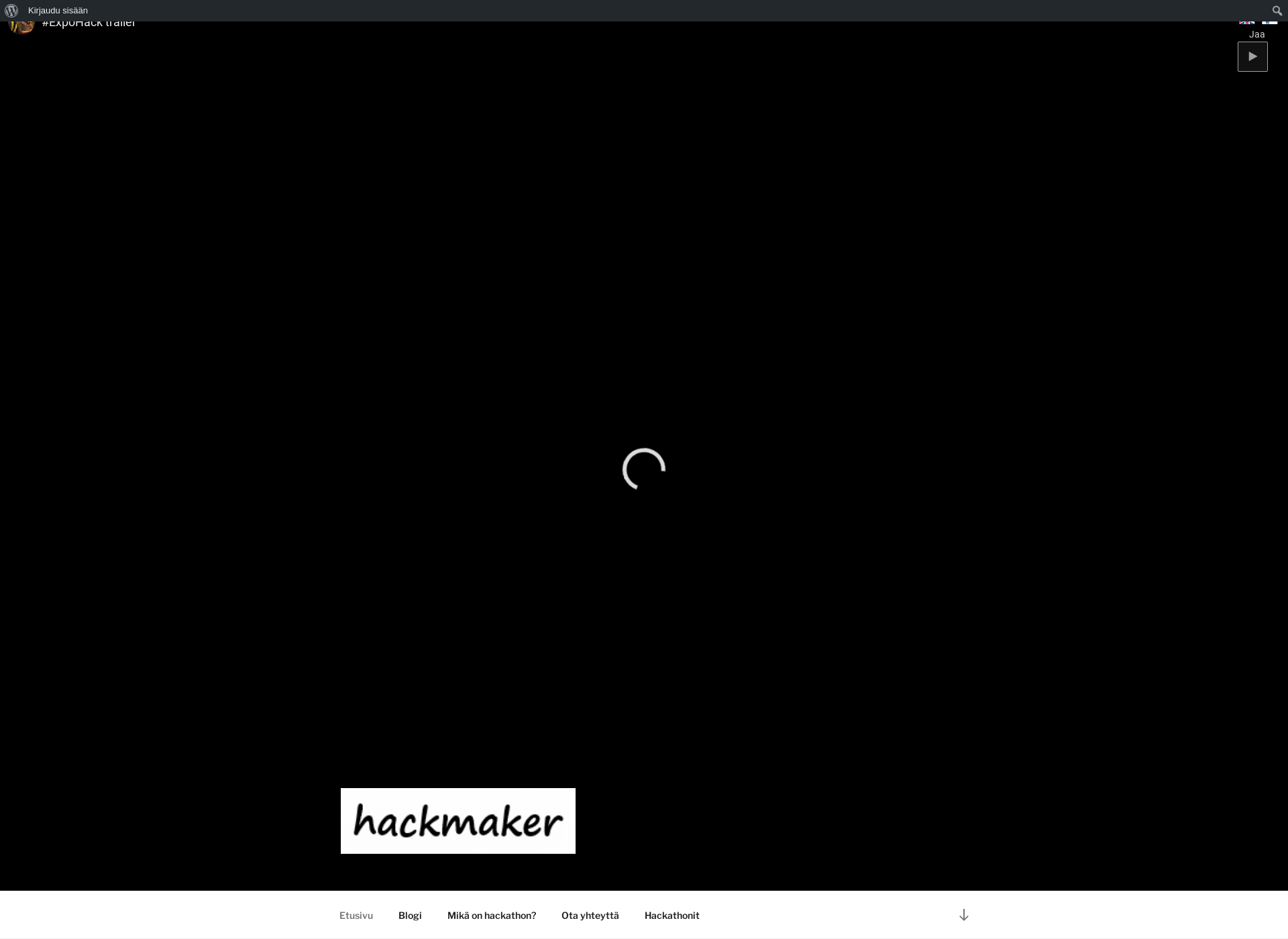 Näyttökuva hackmaker.fi