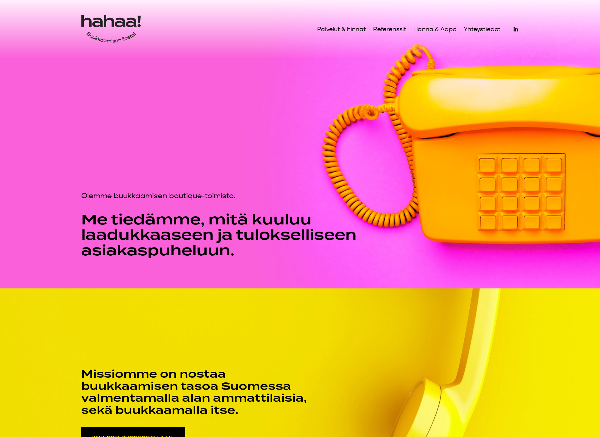 Screenshot for hahaa.fi