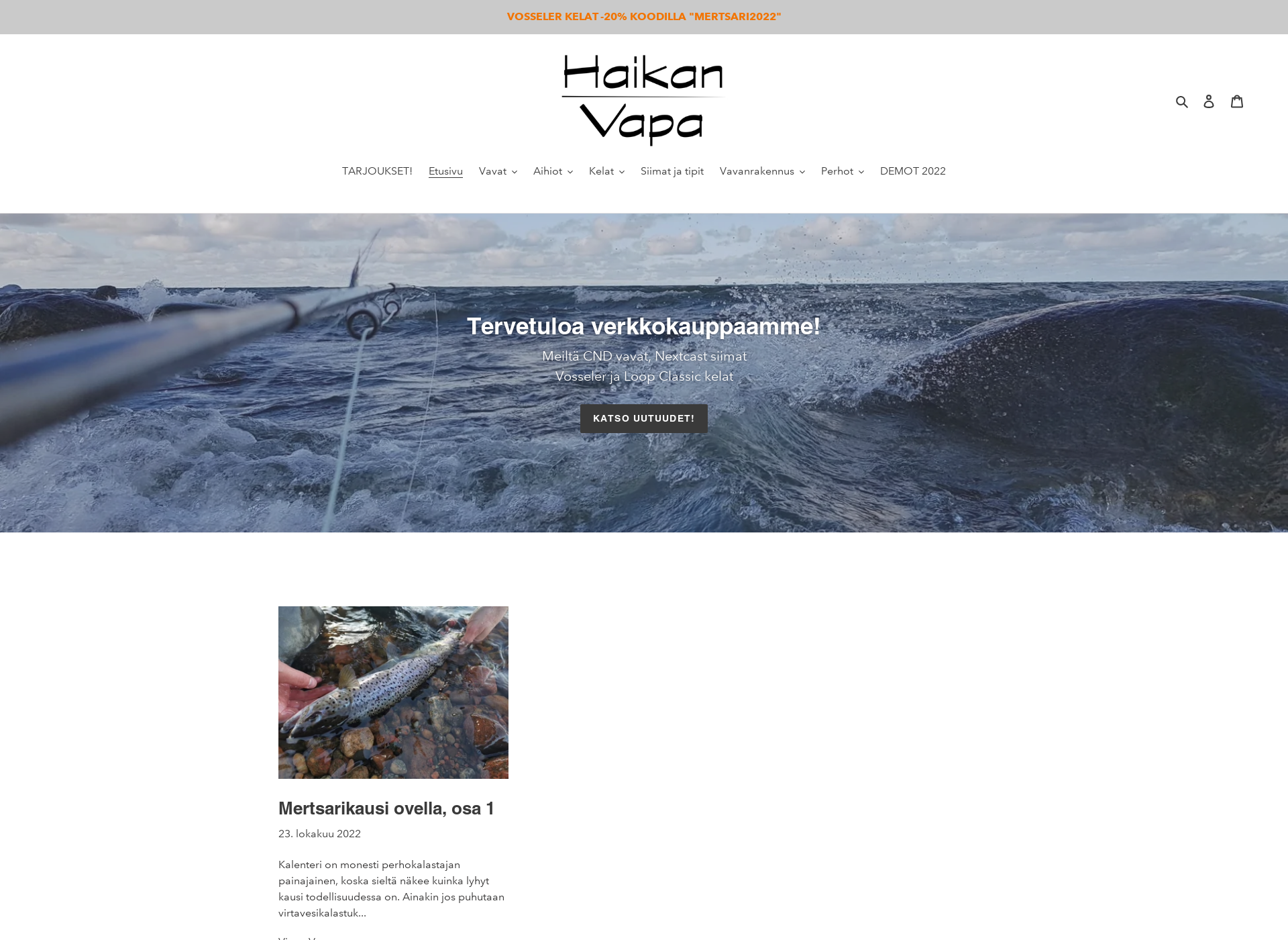 Screenshot for haikanvapa.fi