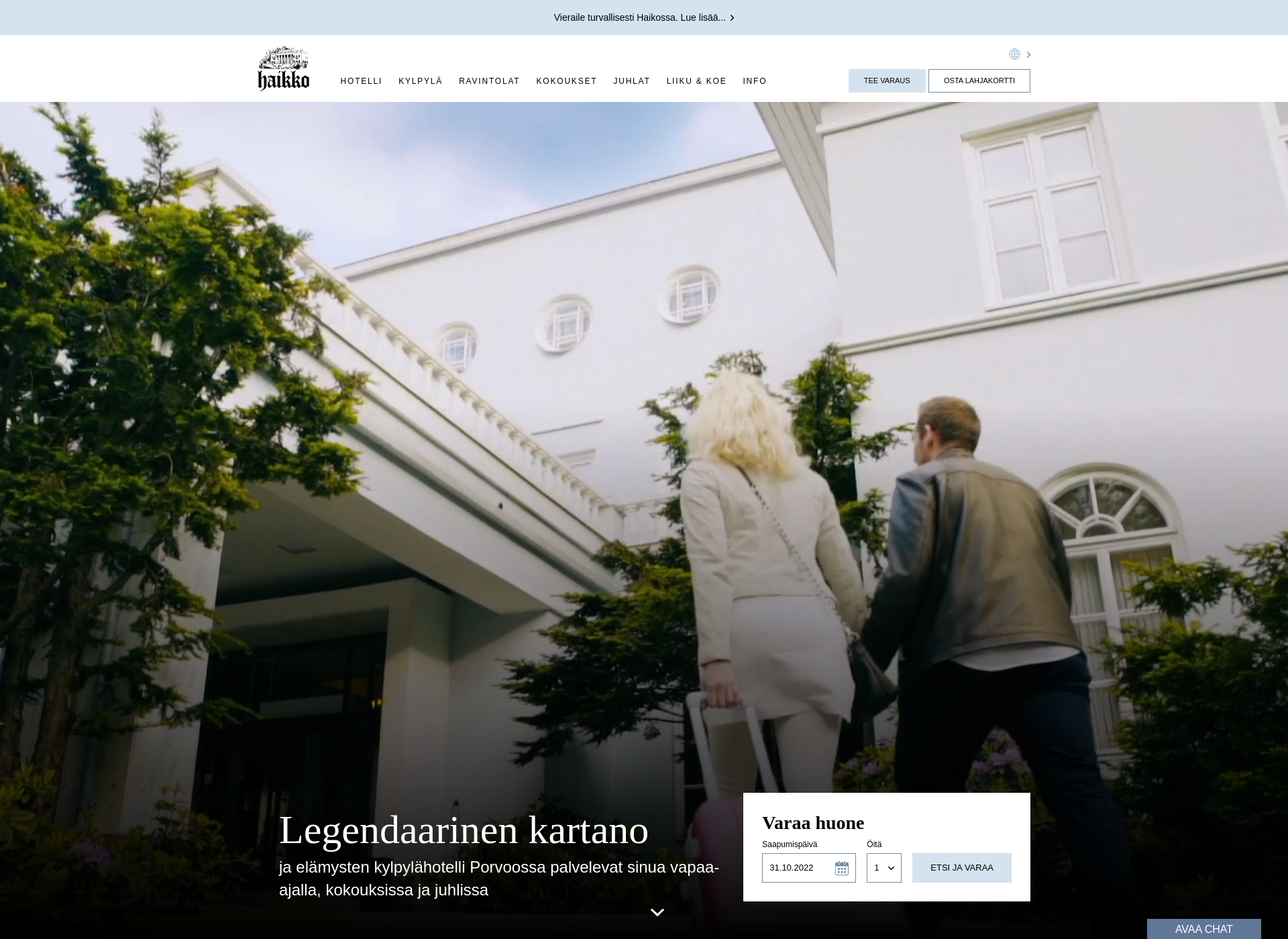 Screenshot for haikko.fi