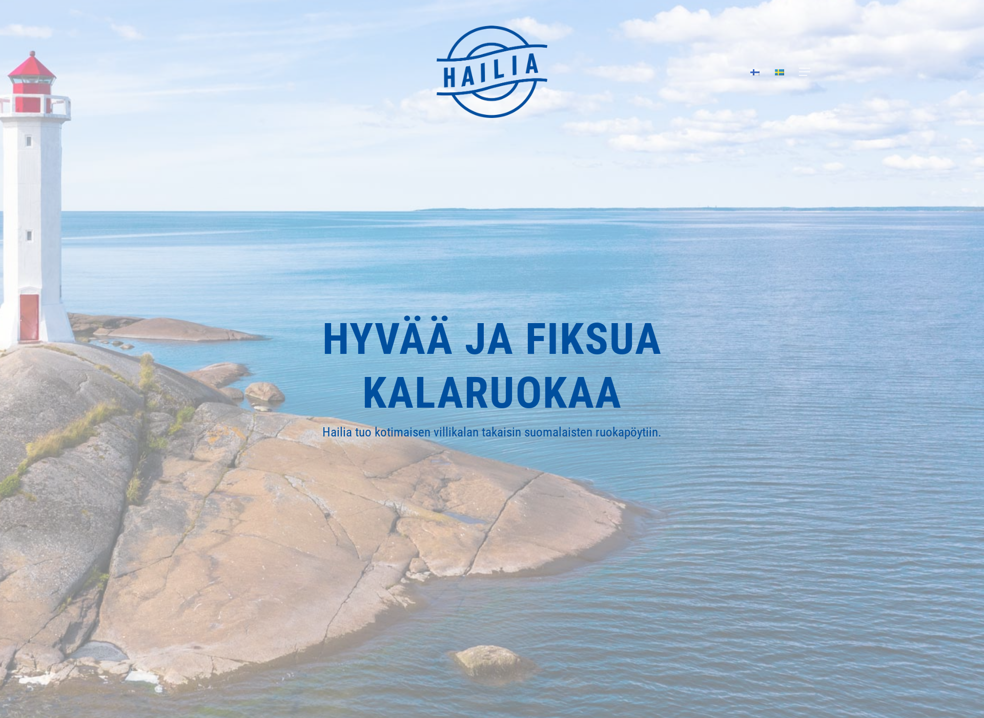 Skärmdump för hailia.fi