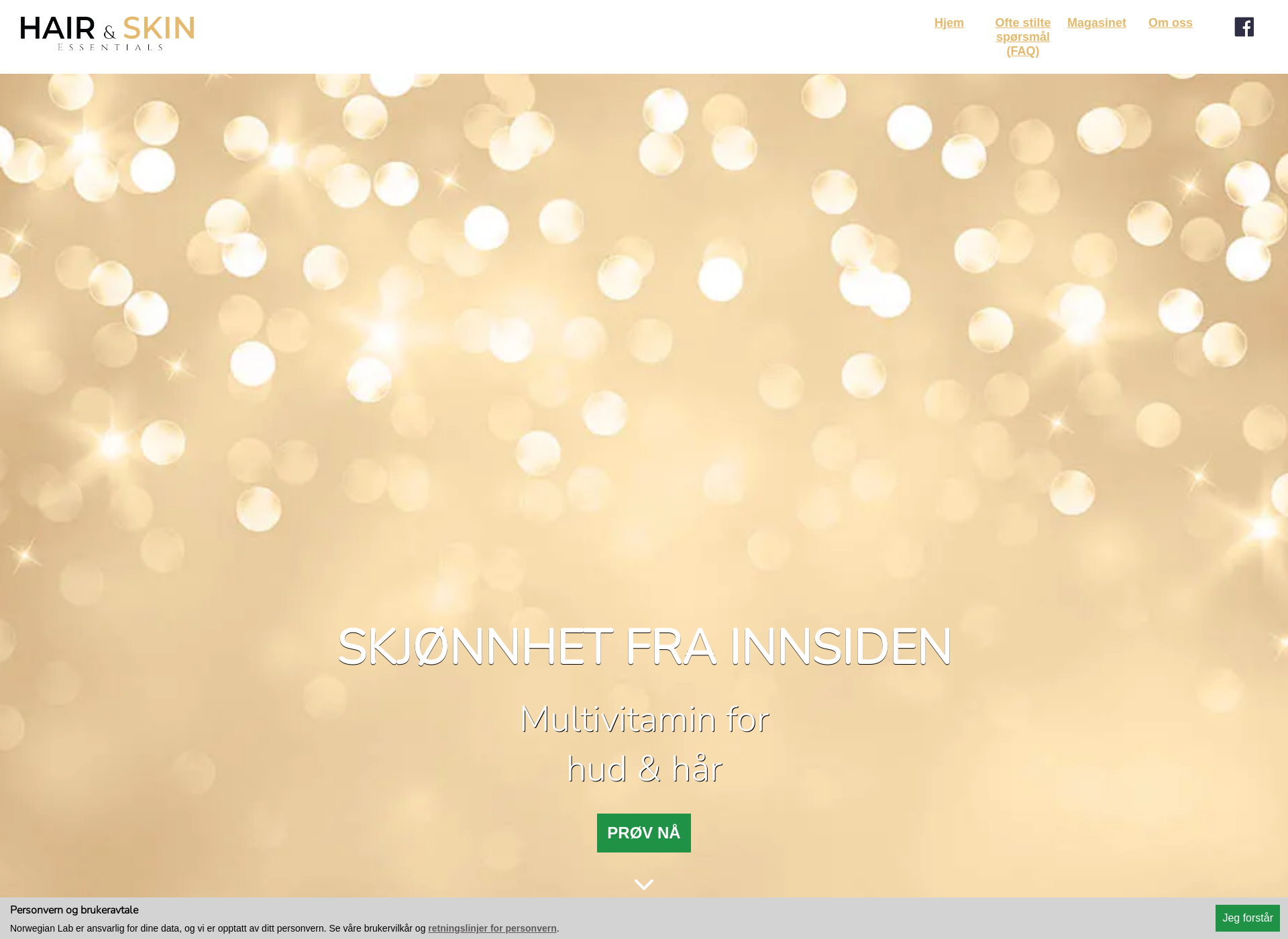 Screenshot for hairandskin.fi