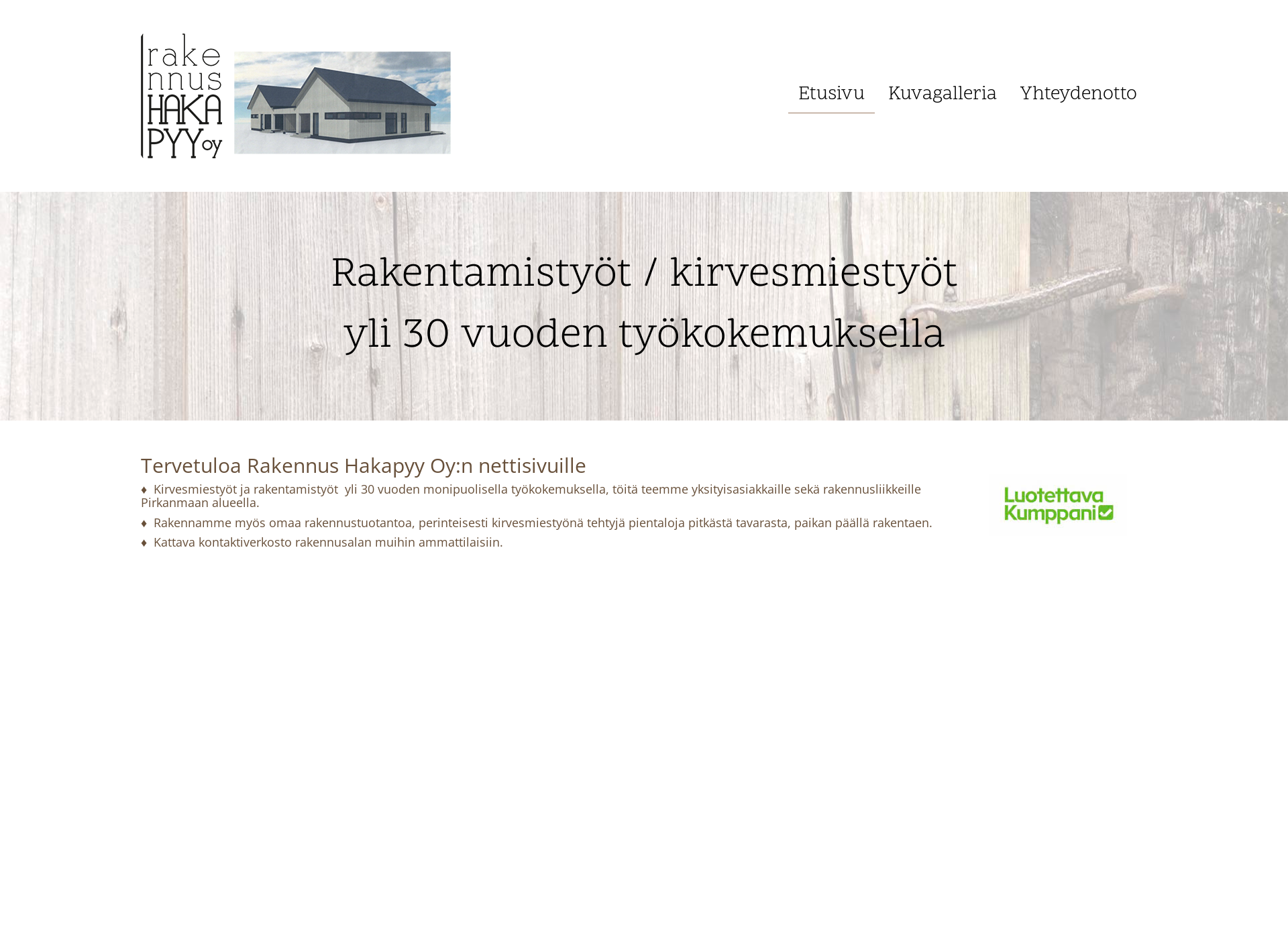 Screenshot for hakapyy.fi