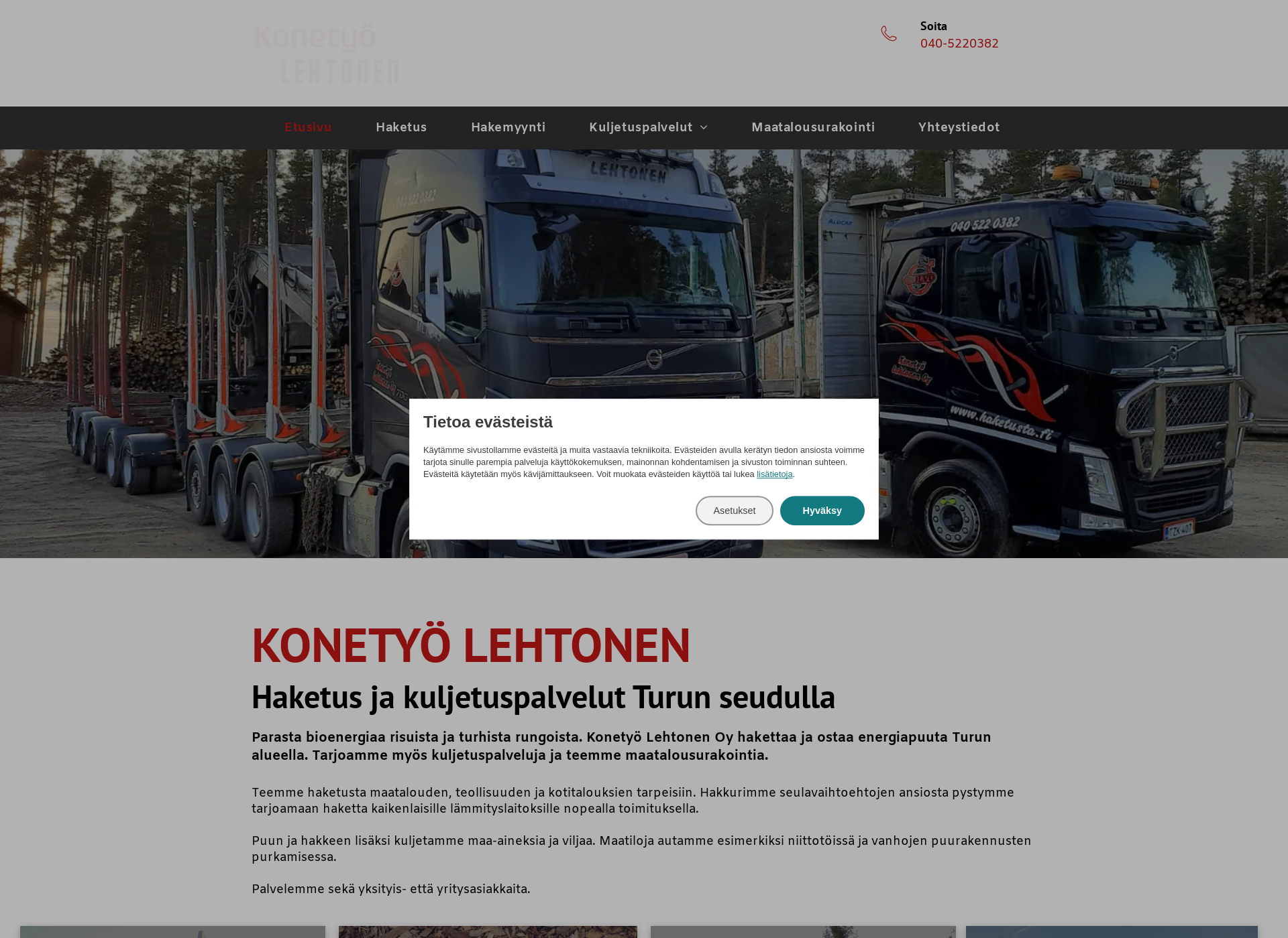 Screenshot for haketusta.fi