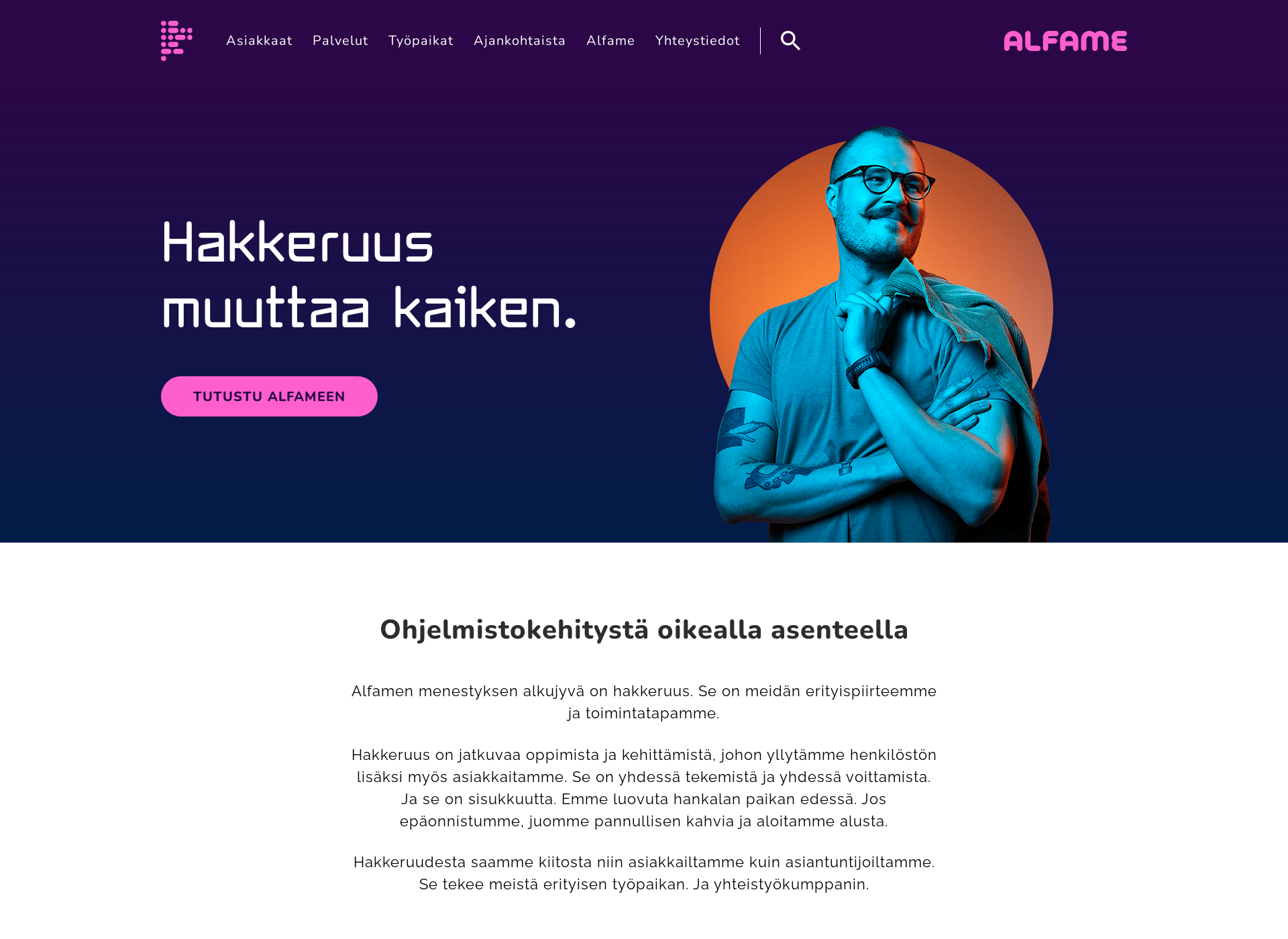 Screenshot for hakkeruus.fi