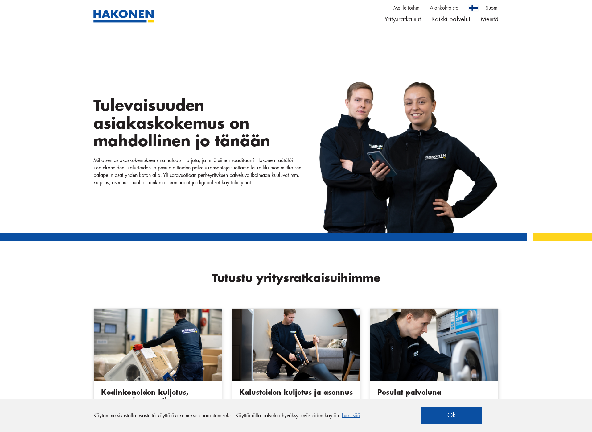 Screenshot for hakonen.fi