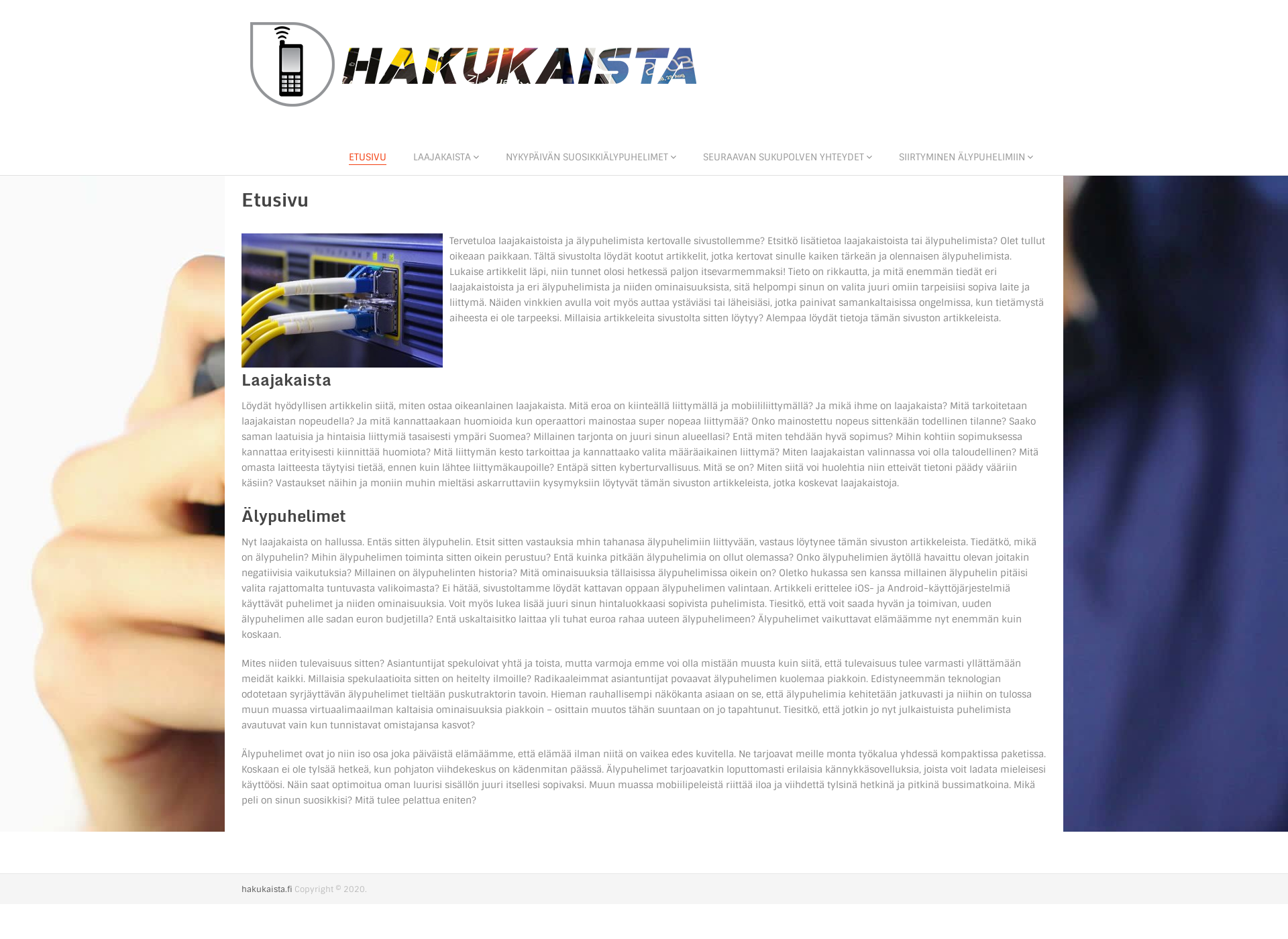 Screenshot for hakukaista.fi
