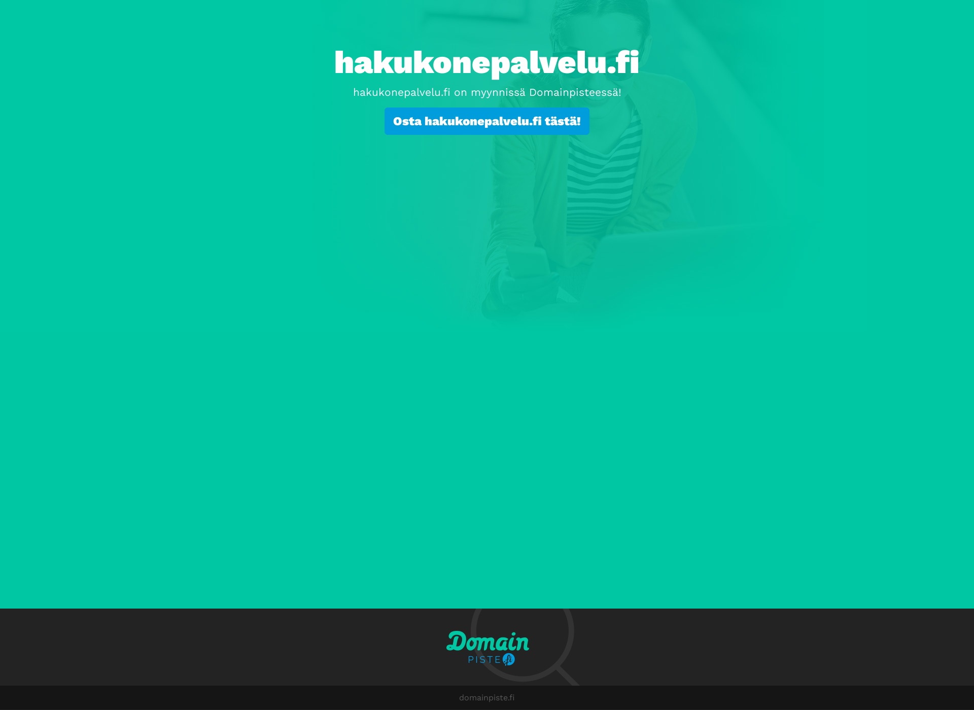 Skärmdump för hakukonepalvelu.fi