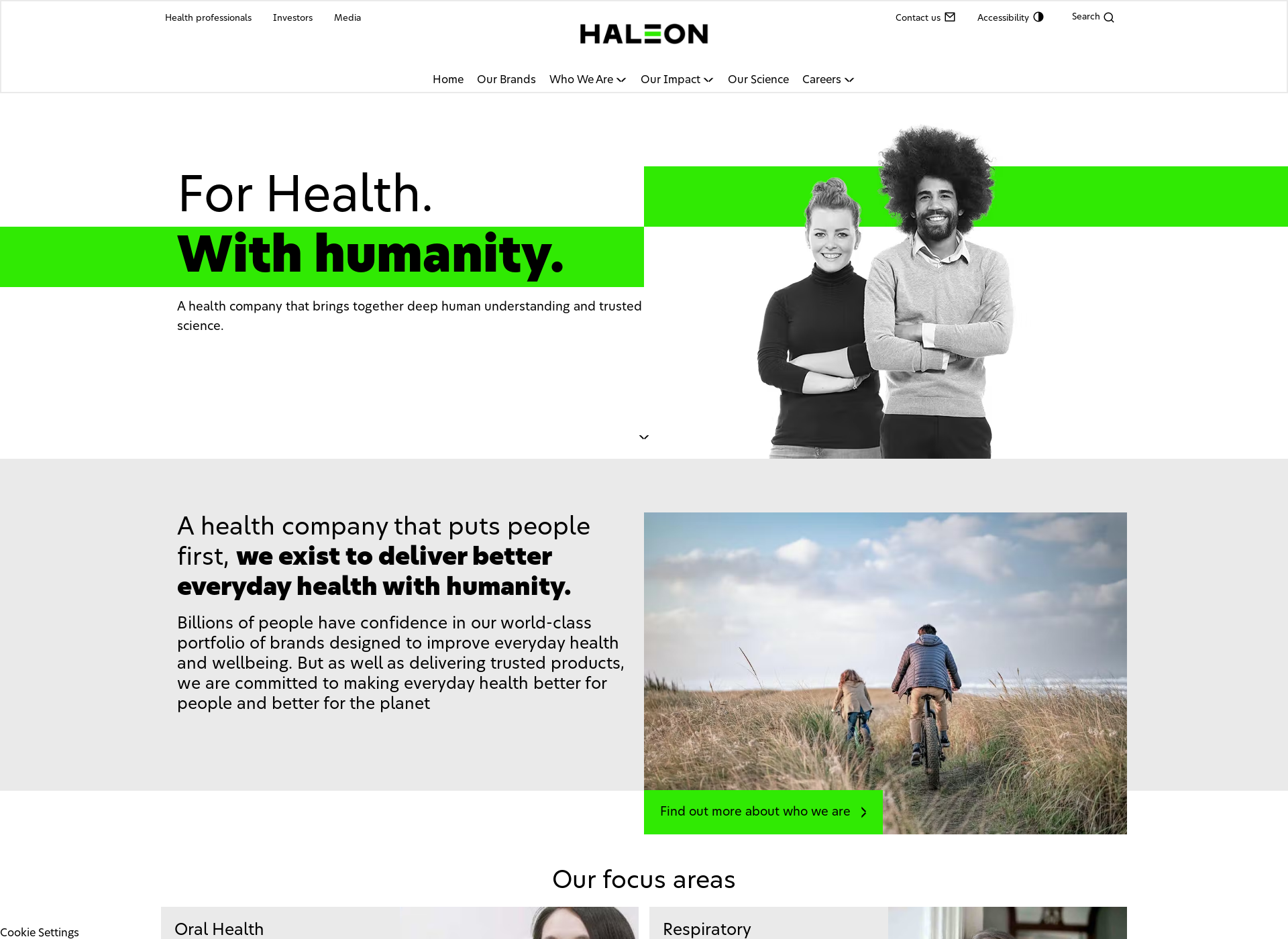 Screenshot for haleon.fi