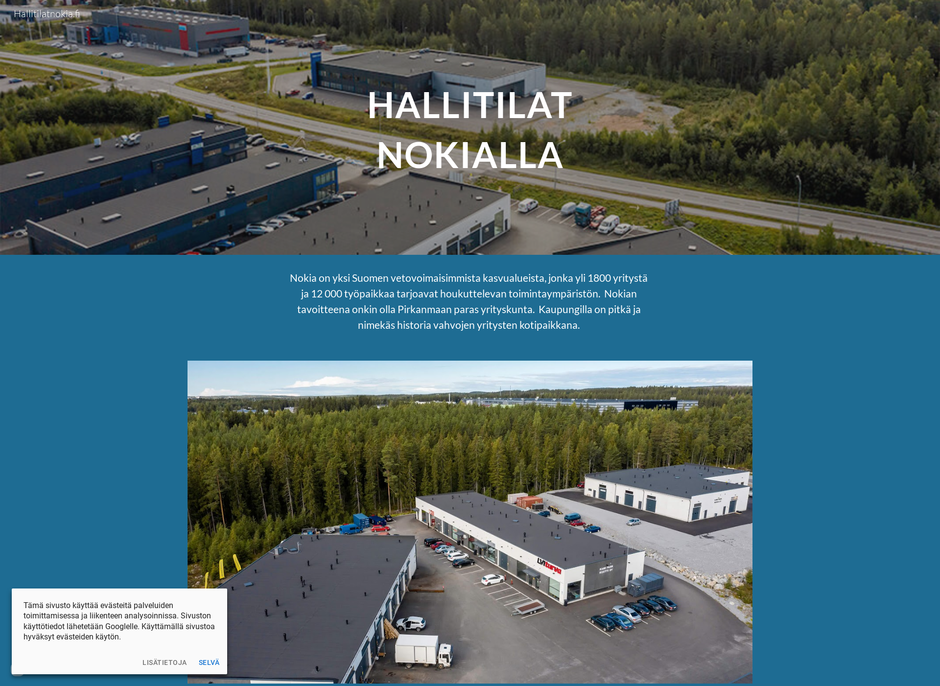 Screenshot for hallitilatnokia.fi