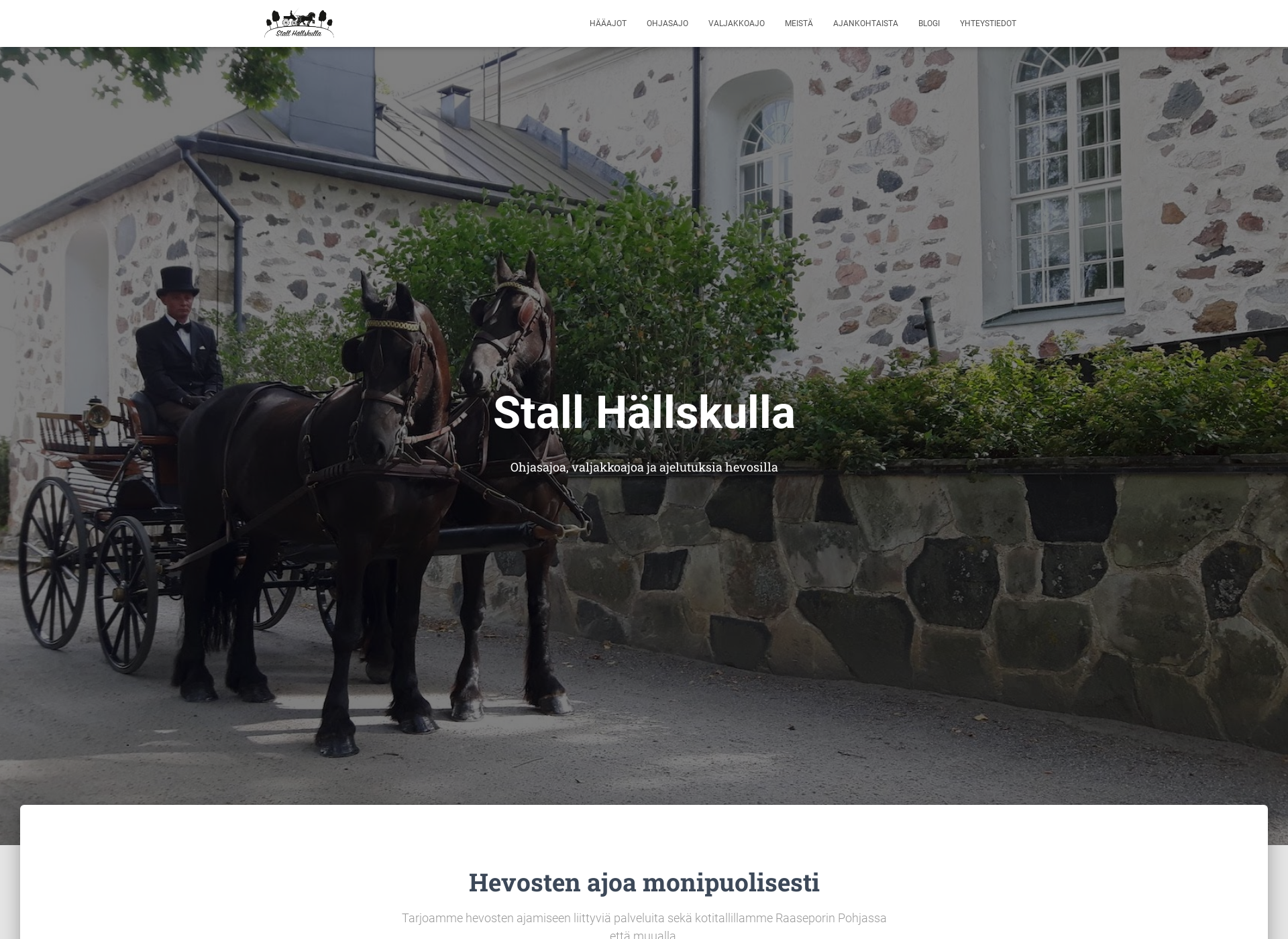Screenshot for hallskulla.fi