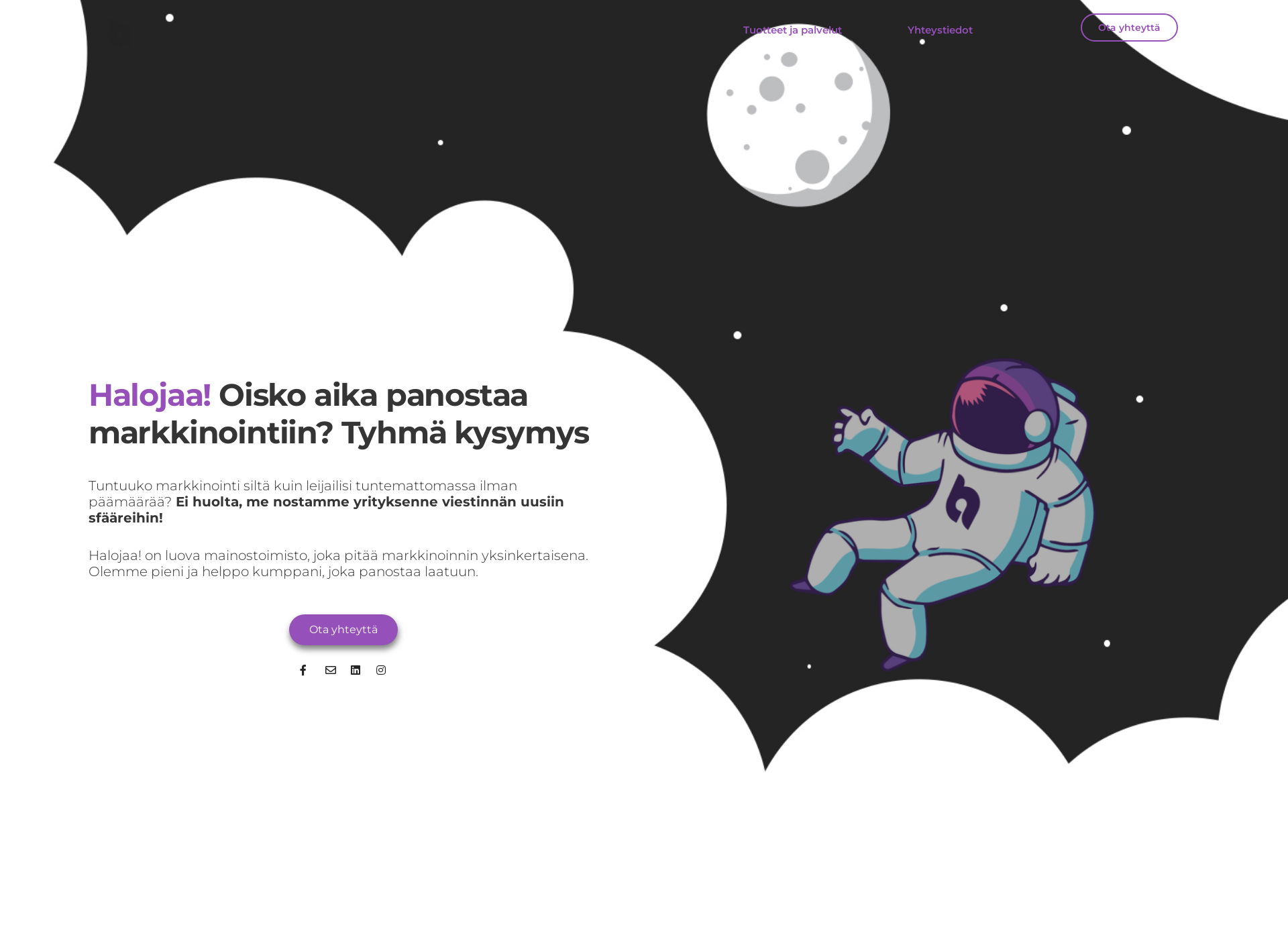 Screenshot for halojaa.fi