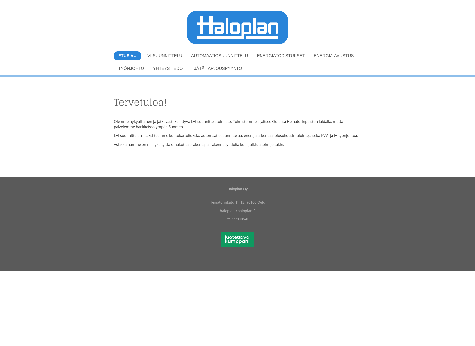 Screenshot for haloplan.fi