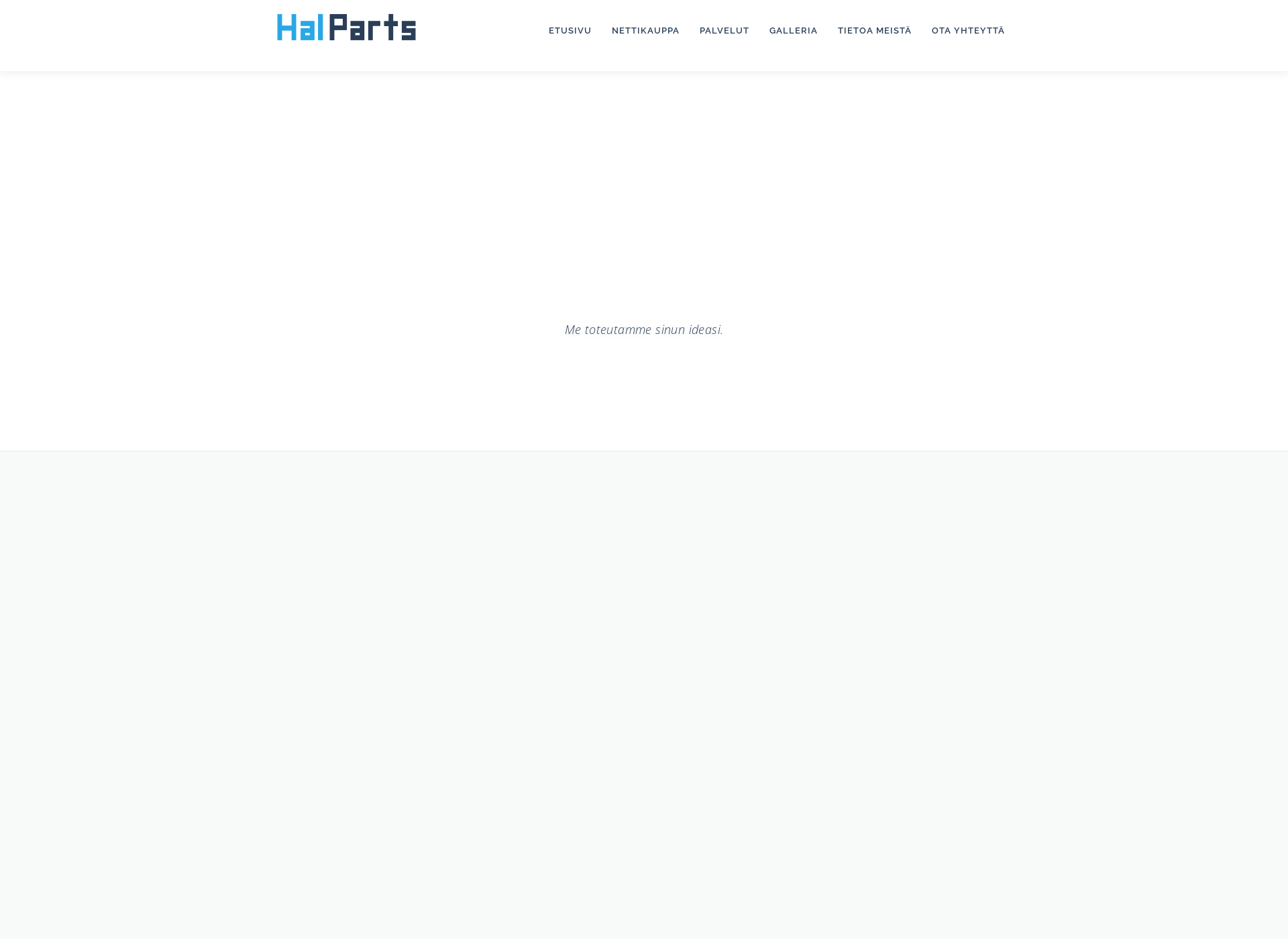 Screenshot for halparts.fi