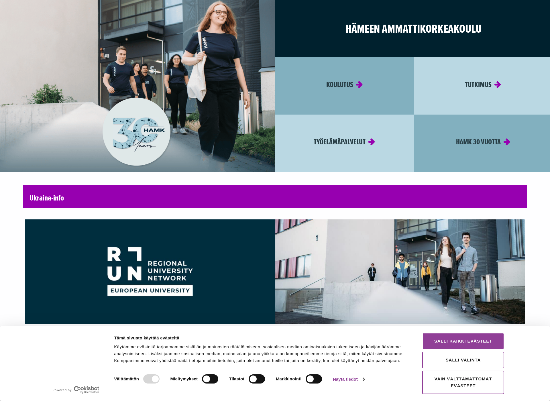Screenshot for hameenammatti-instituutti.fi