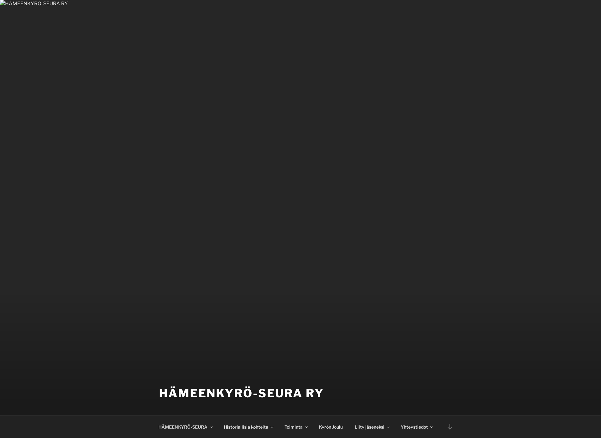 Skärmdump för hameenkyroseura.fi