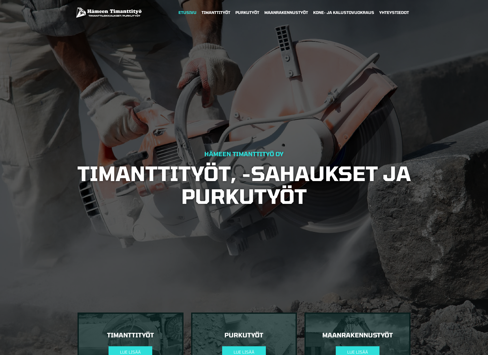 Screenshot for hameentimanttityo.fi