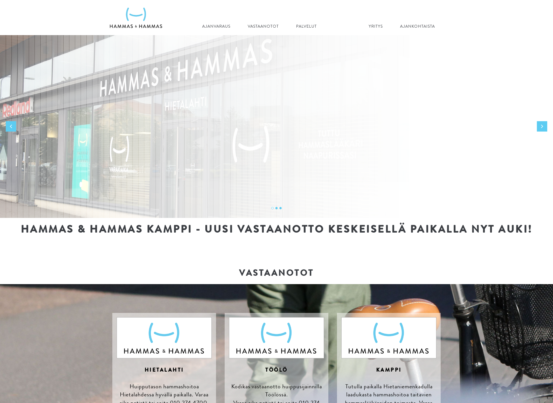 Screenshot for hammashammas.fi