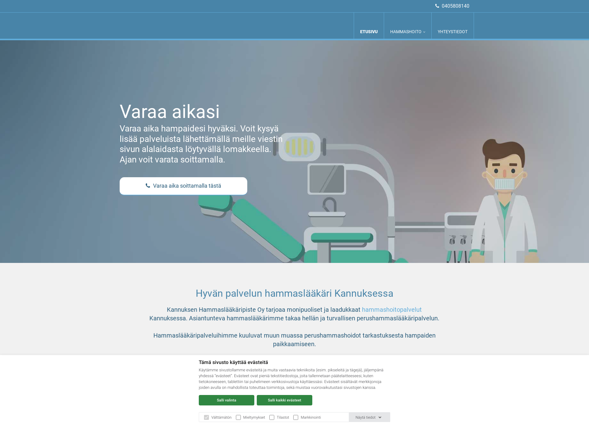 Screenshot for hammaslaakaripiste.fi
